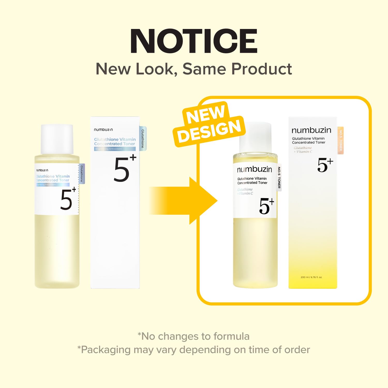 numbuzin No.5 Vitamin Boosting Essential Toner, Radiance-Boosting Vitamin Toner for Uneven & Dull