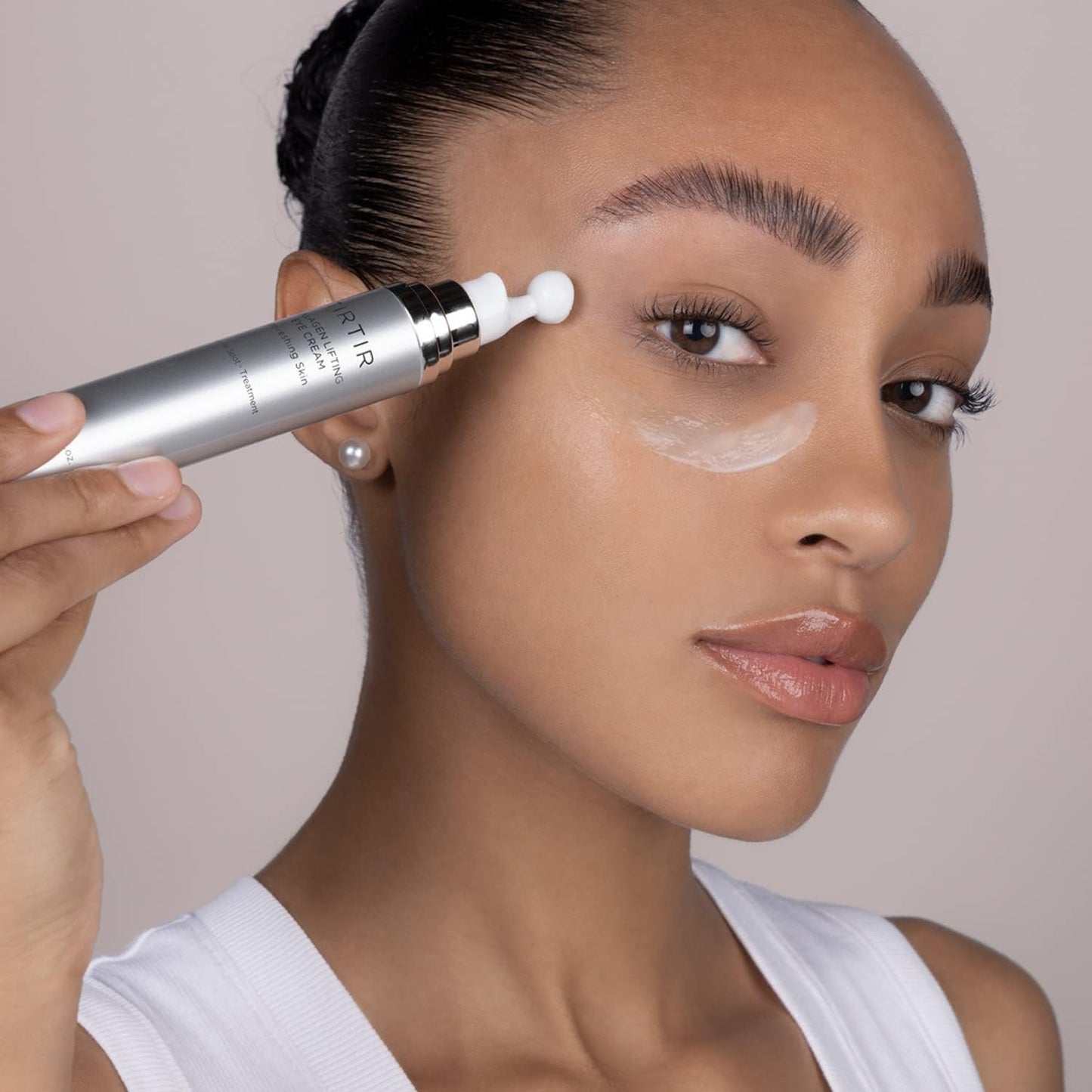 TIRTIR Collagen Lifting Eye Cream - Roller Applicator, Wrinkle Spot Treatment, Revitalizing