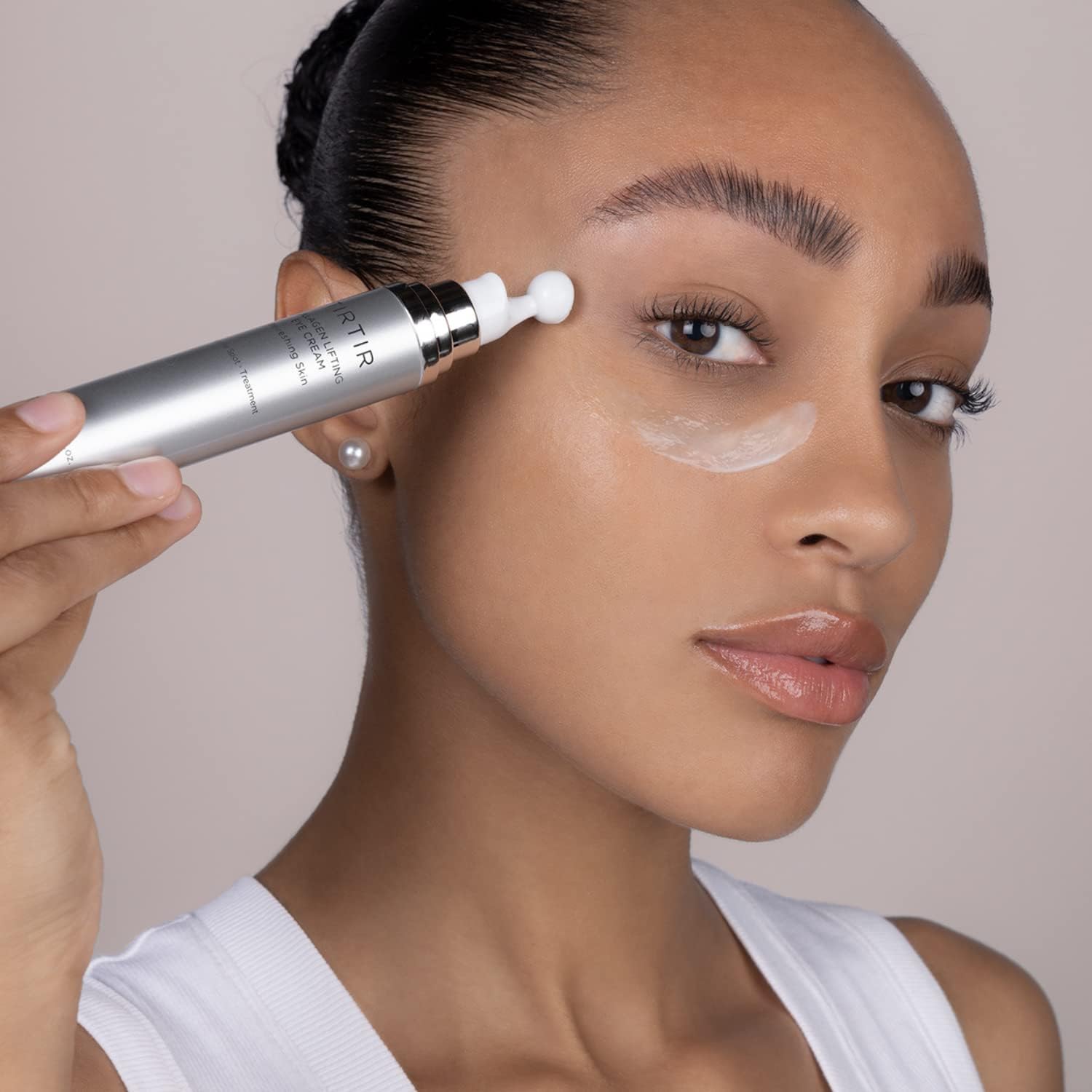 TIRTIR Collagen Lifting Eye Cream - Roller Applicator, Wrinkle Spot Treatment, Revitalizing