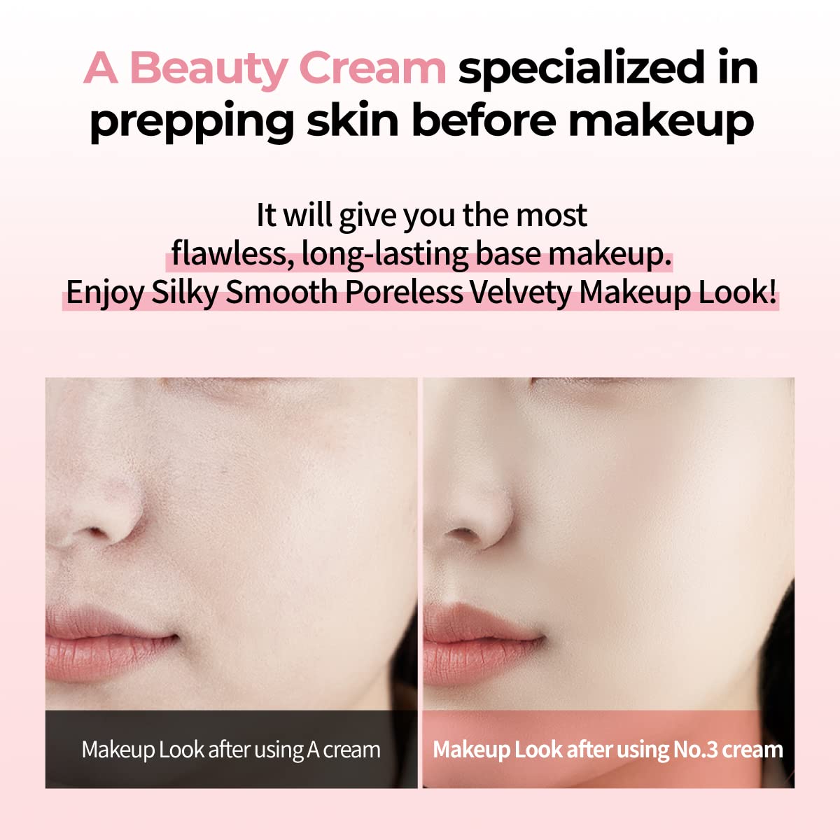 numbuzin No.3 Cream | Velvet Beauty Cream | Hydration, Textured Skin, Poreless, Smooth Skin, Makeup