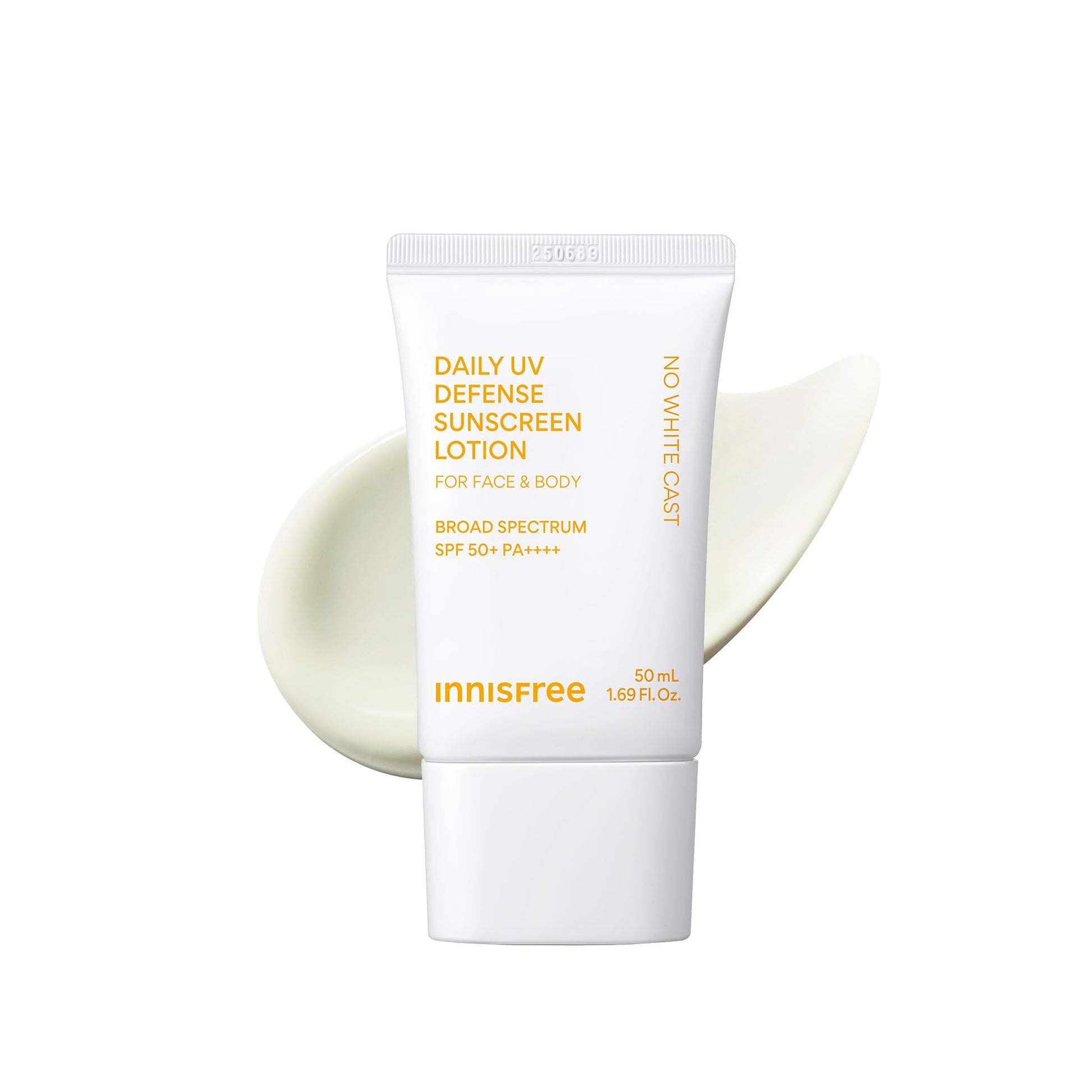 innisfree Daily UV Defense Sunscreen SPF 50+ PA++++, Korean Face & Body Sunscreen, Invisible