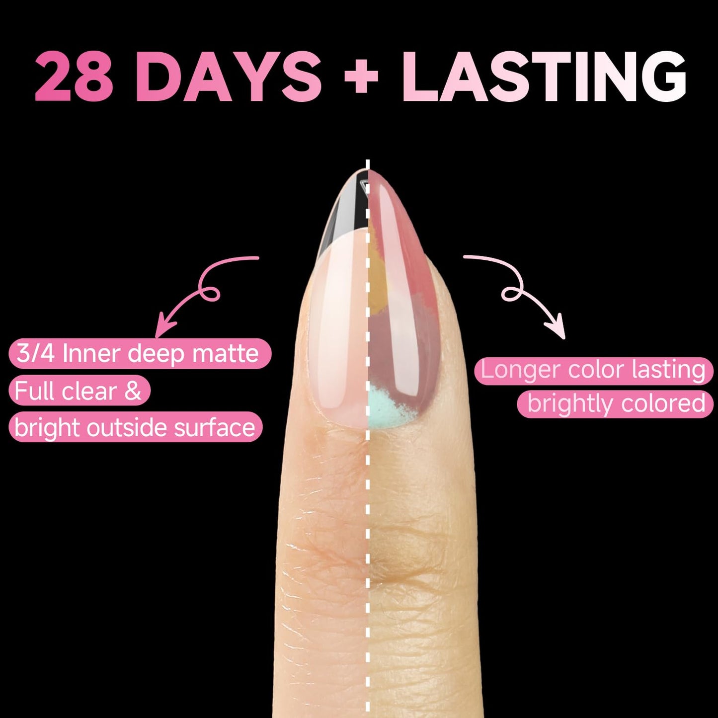 UNA GELLA Short Almond Nail Tips, 312pcs Short Almond Gel Nail Tips Shape Pre Etched Press On Nails Clear Acrylic Fake Nails No C Curve for Full Cover Nails Extension Home Art DIY Salon 12 Sizes