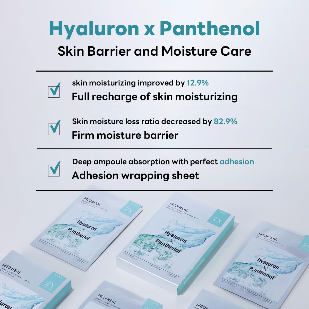 MEDIHEAL Derma Synergy Wrapping Mask for Moisturizing Barrier (10ea)