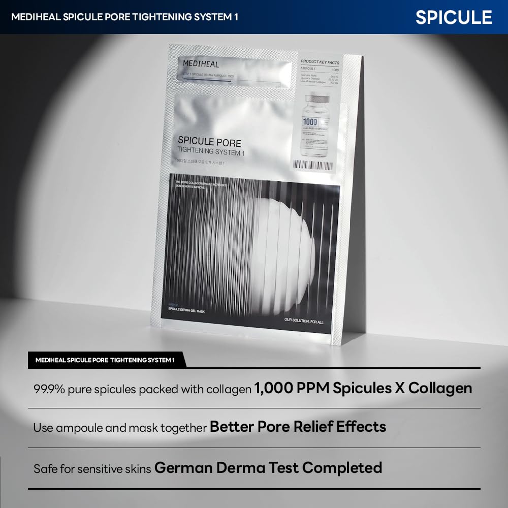 MEDIHEAL Collagen Spicule 1000ppm Hydrogel Mask Set (4ea)