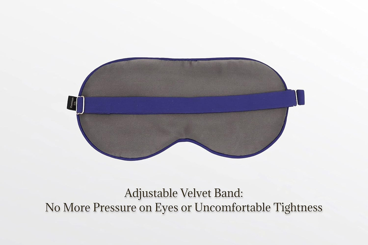Premium 25 Momme Mulberry Silk Eye Mask for Sleeping (Royal Navy)