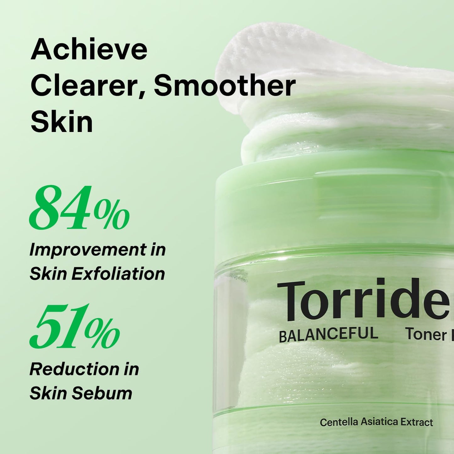 Torriden BALANCEFUL Toner Pad (60 pads) | Daily Exfoliating Pads with PHA & LHA for Oily, Combo