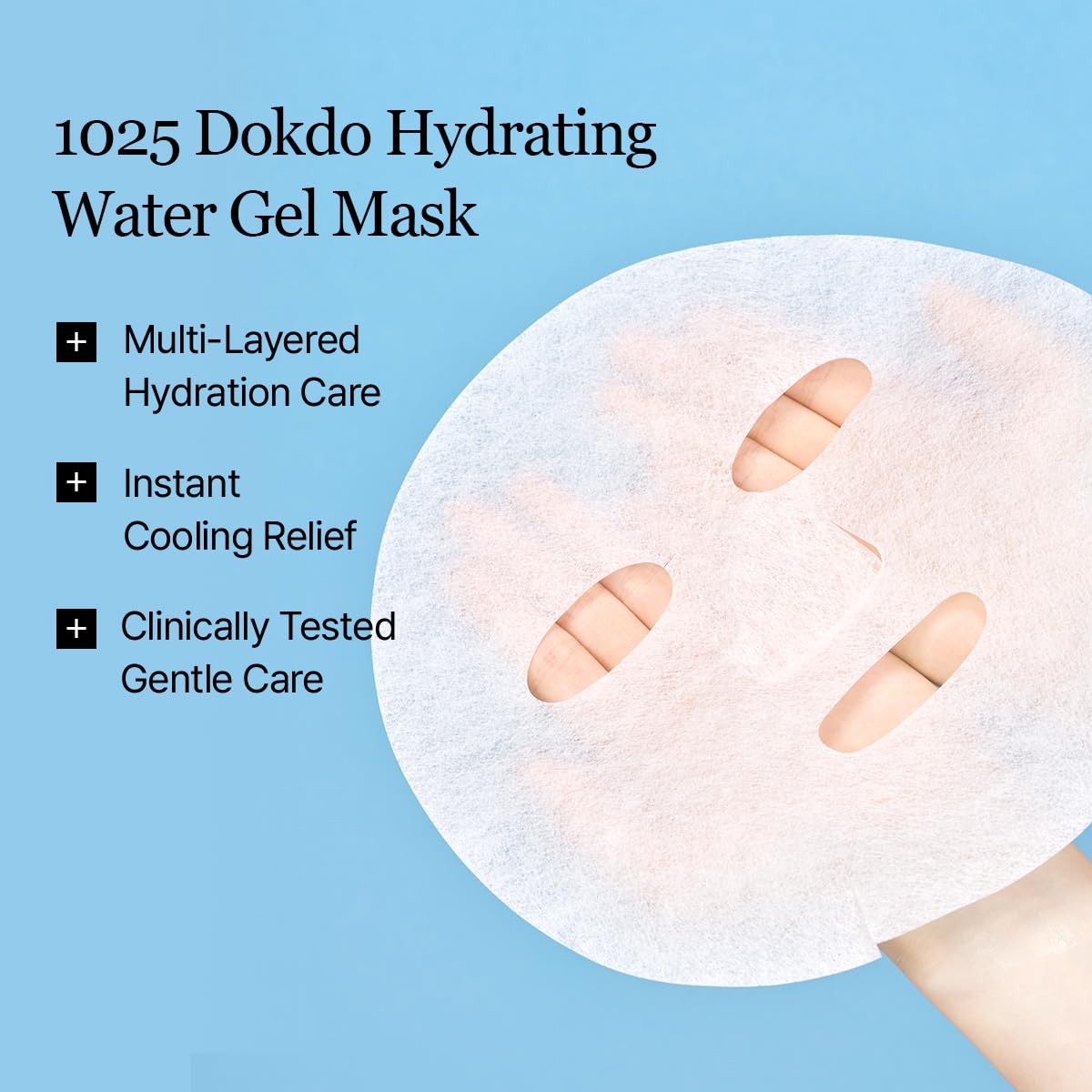 ROUND LAB 1025 Water Gel Hydration Mask(10ea) | Hydration locking, Cooling, Rejuvenating, Easy