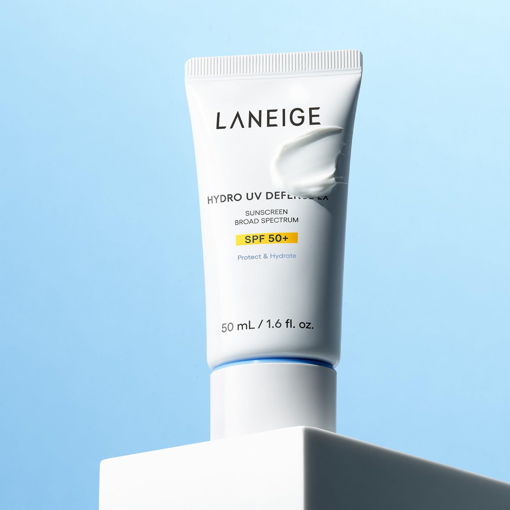 LANEIGE Hydro UV Defense Sunscreen SPF 50+ Hypoallergenic & Dermatologist-Tested Korean Broad
