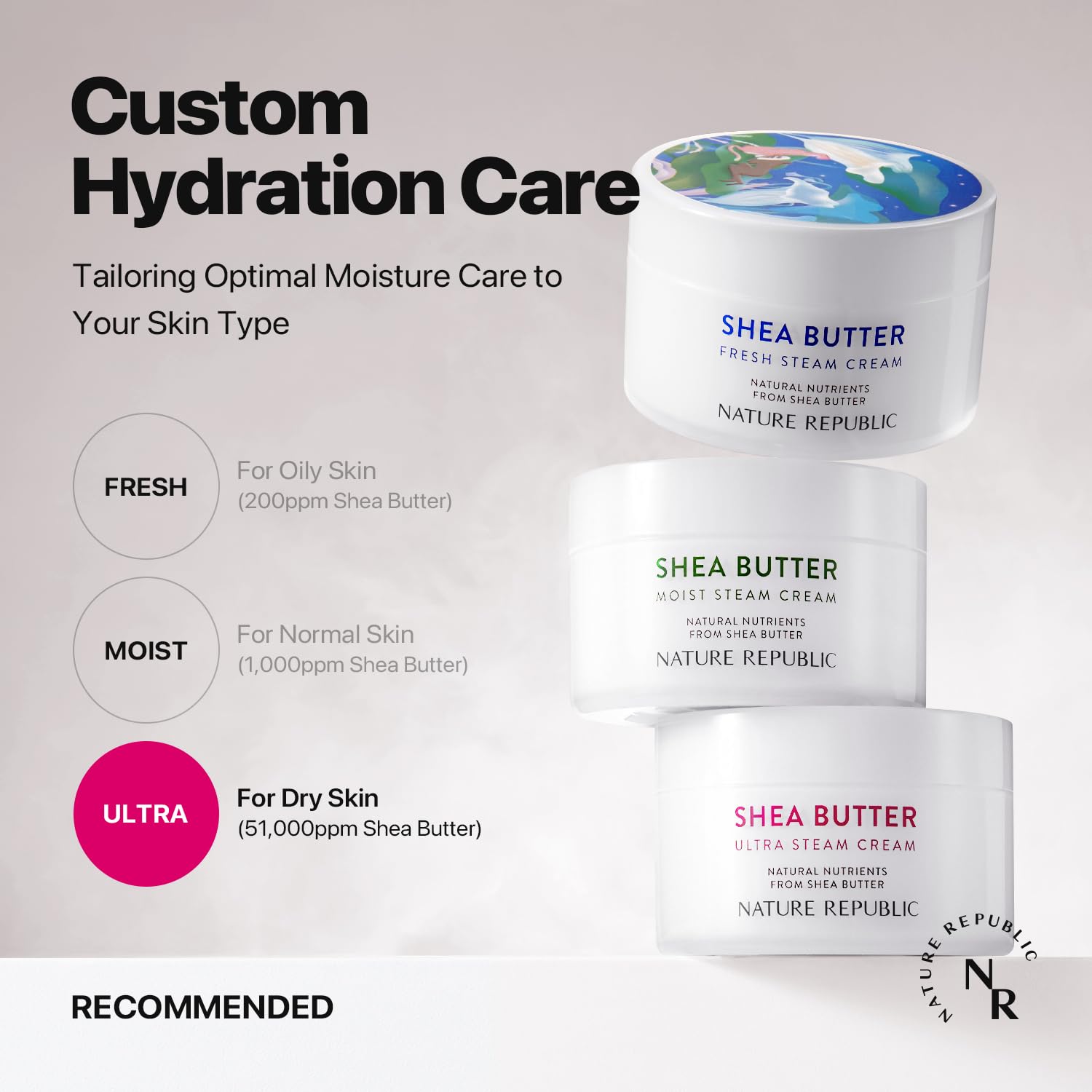 Nature Republic Shea Butter Steam Cream (Ultra) | Daily Face Moisturizer, Rich & Intensive