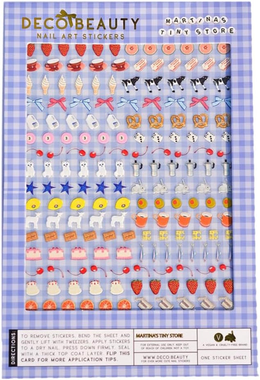 MARTINA'S Tiny Store X Nail Stickers - Lightweight & Easy-to-Apply Nail Art with Cute & Trendy