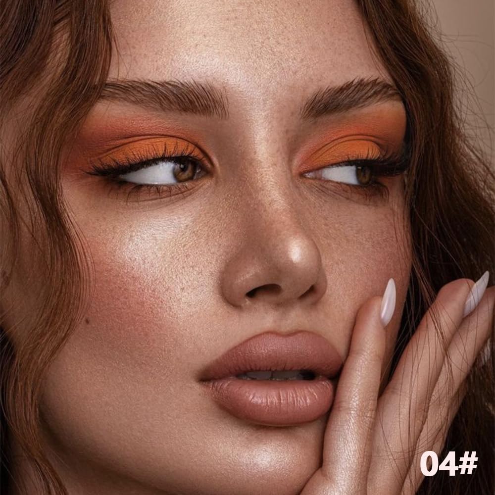 Nude Brown Maroon Bronze Eyeshadow Palette,Natural Neutral Soft Small Cream Eyeshadow Palette,Eye Shadow Palette Long Lasting Naturing-Looking Make Up Pallets for Women,Vegan