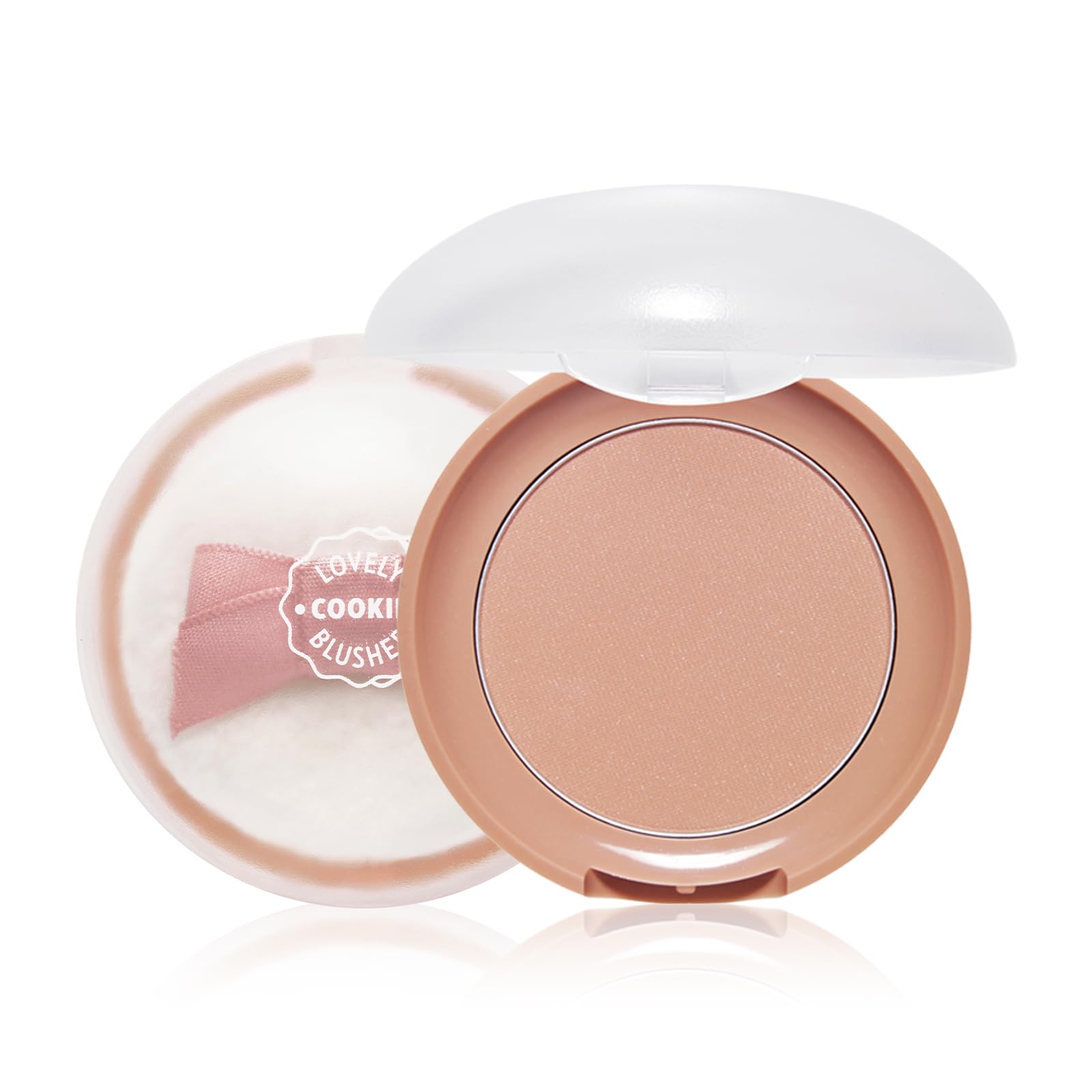 ETUDE Lovely Cookie Blusher #BE101 Ginger Honey Cookie 4g | Glowing & Natural Powder Blush with
