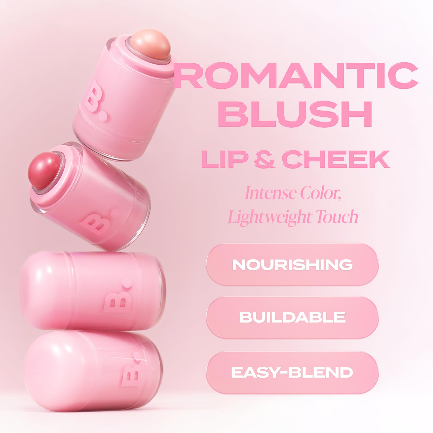 BANILA CO Romantic Blush Lip & Cheek - Creamy Blush &, 27 Crema (0.13 oz)