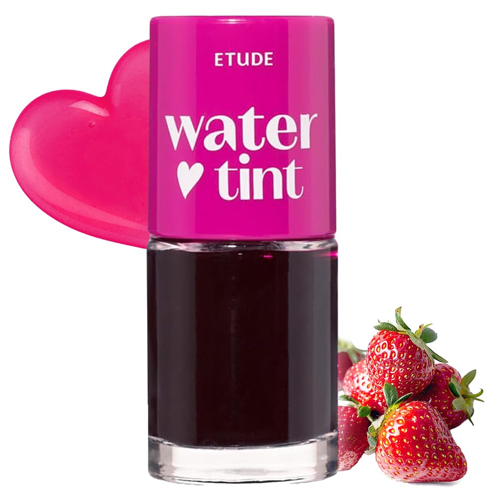ETUDE Dear Darling Water Tint Lip and Cheek Stain, Strawberry Ade, 9g