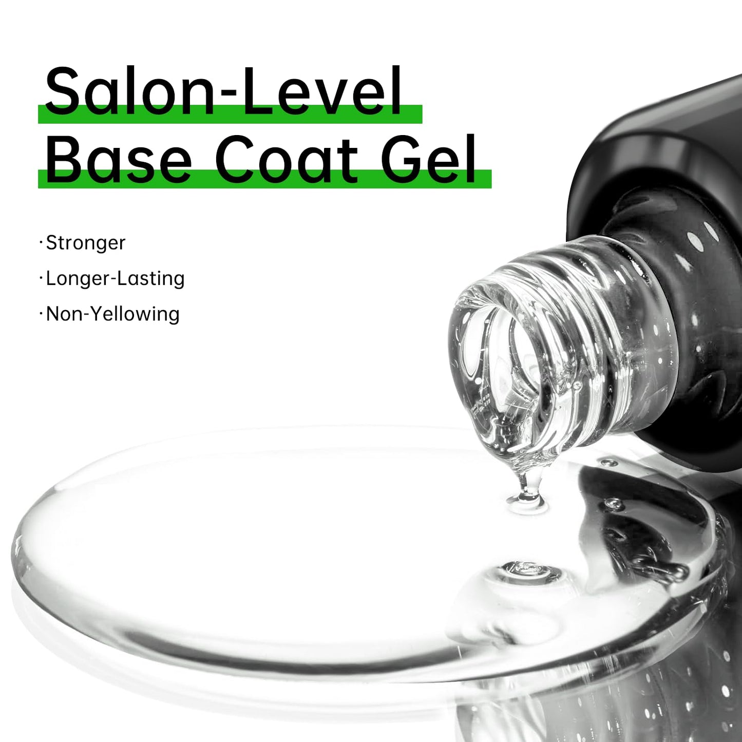 Hema Free Base Gel - Hypoallergenic Strong Adhesion (30+ Days) | Multi-Functional Clear Builder for Natural Nails & Extensions Gift for Women