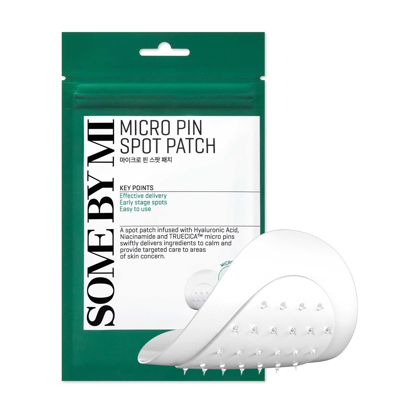 SOME BY MI Micro Pin Spot Patch - Pack of 1, 14mm 9 Counts - Microneedle Hydrocolloid Pimple Patch