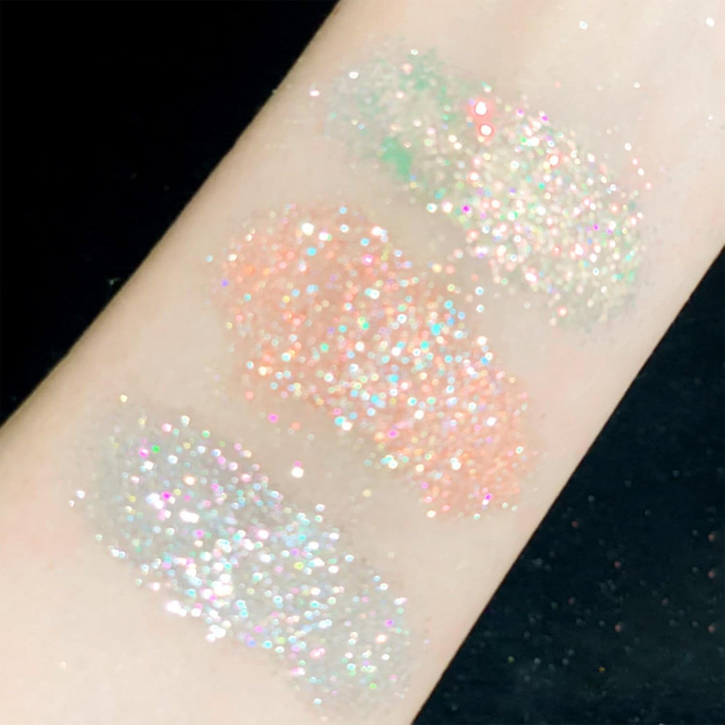 Crystals Glitter Eyeshadow Loose Powder, Face Eye Glitter Korean Makeup Eye Shadow, Sparkle Shimmer Highlighter Makeup#18