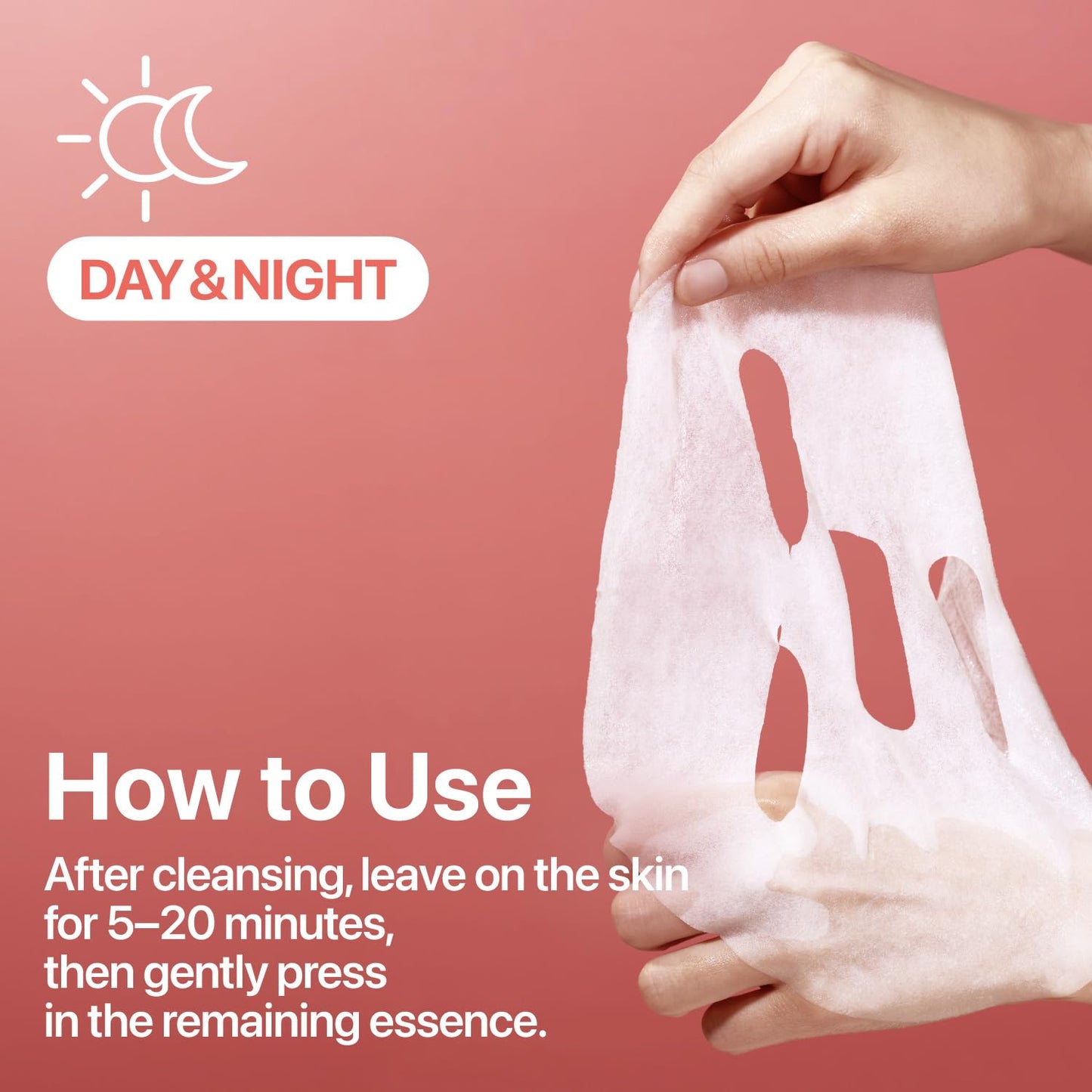 numbuzin No.3 Sheet Mask | 5 Sheets | Tingle-Pore Softening Sheet Mask | Pore Minimizing, Skin