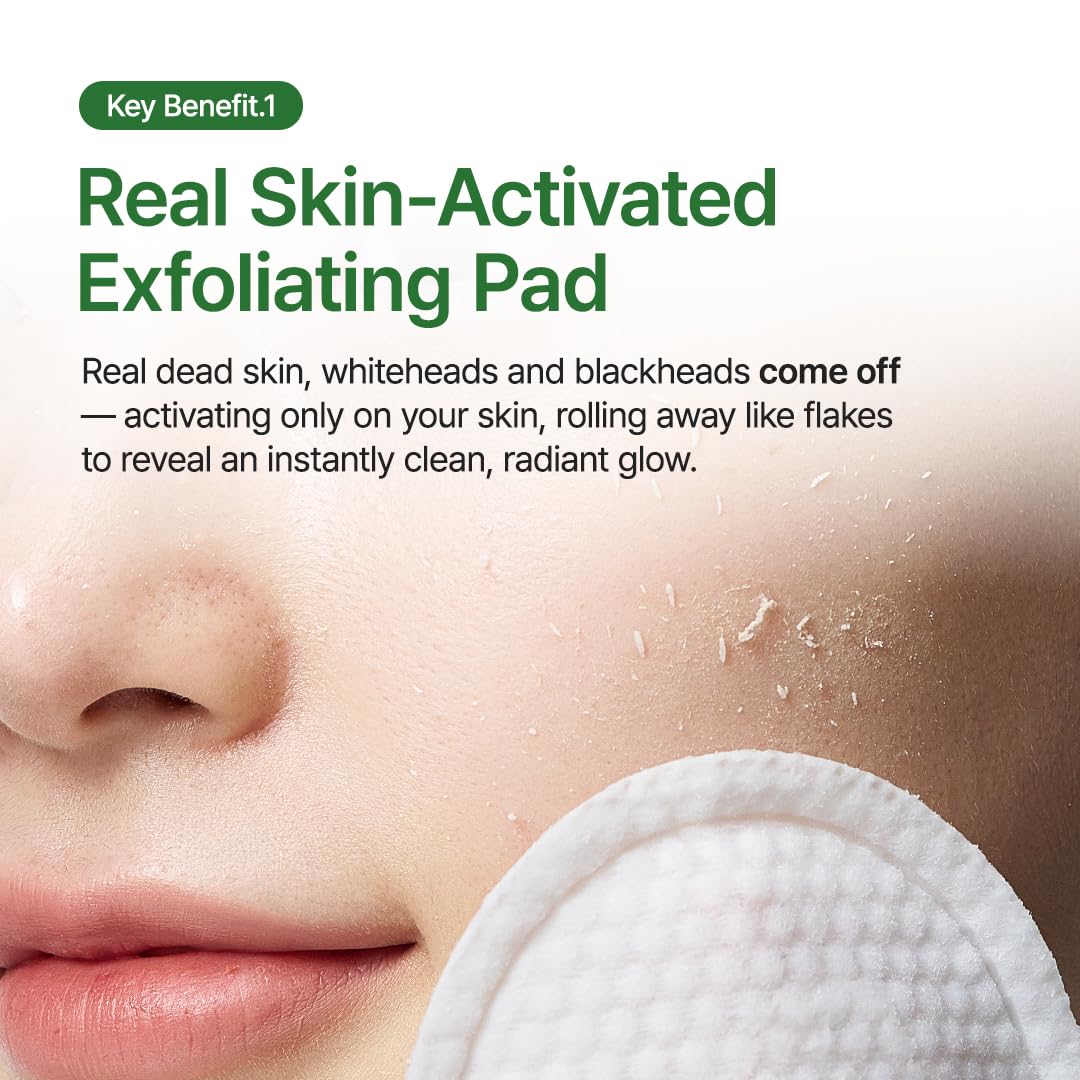 PURITO PEEL SHOT Exfoliating Pad | Charcoal Deep Clean Pads For Pores 8Pads