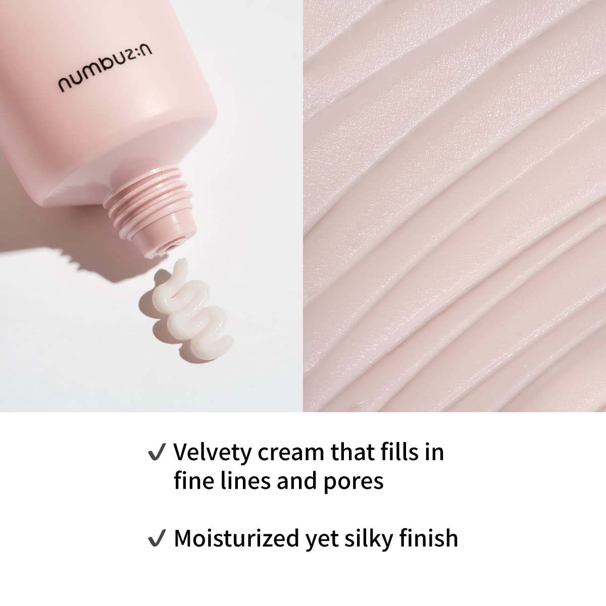 numbuzin No.3 Cream | Velvet Beauty Cream | Hydration, Textured Skin, Poreless, Smooth Skin, Makeup