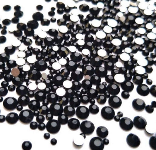 Rhinestones flat back gems round DIY decorative Nail Face and apparel accessories ss3-20 mix