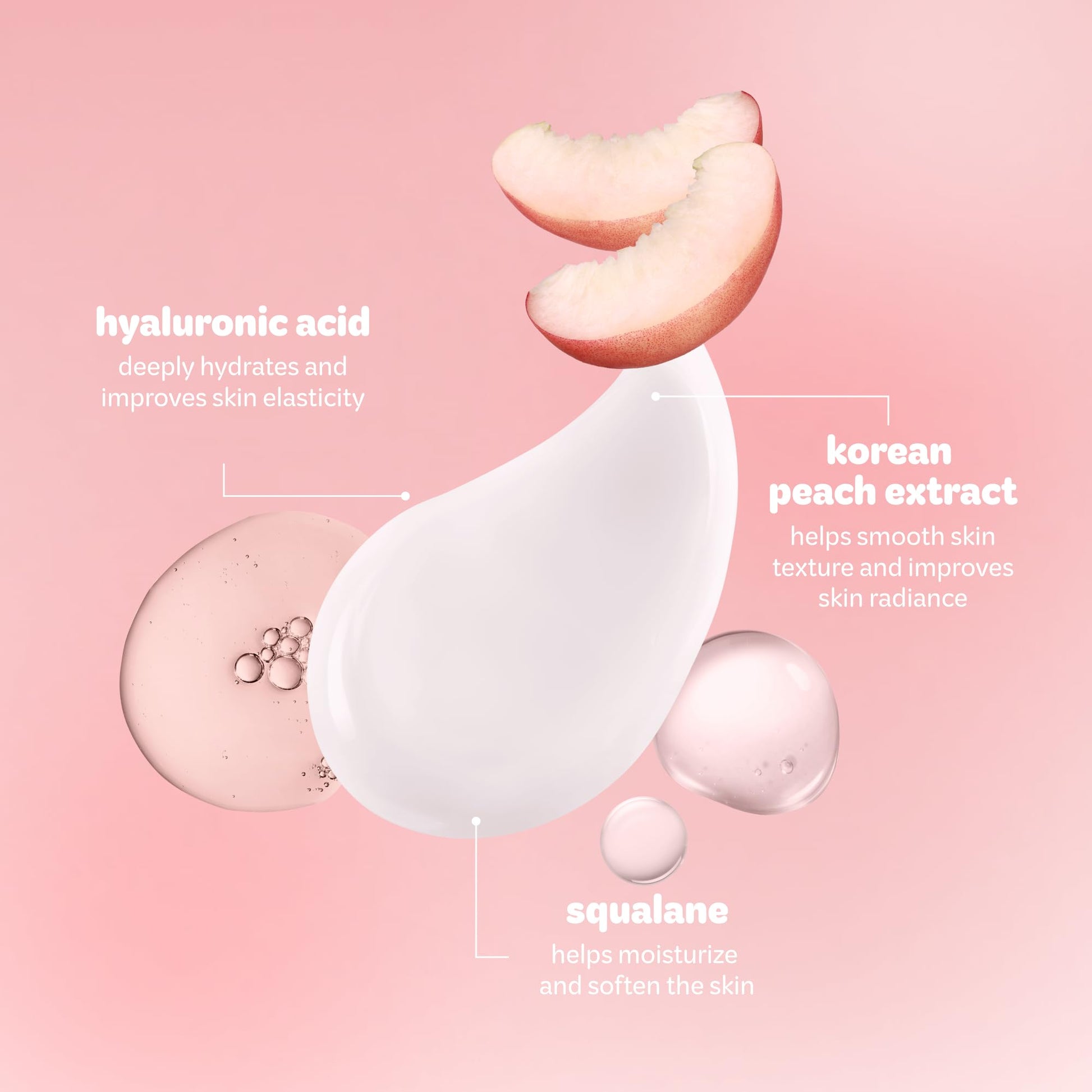 The Crème Shop Hello Kitty Peach Cloud Cream, Hydrating Face Moisturizer