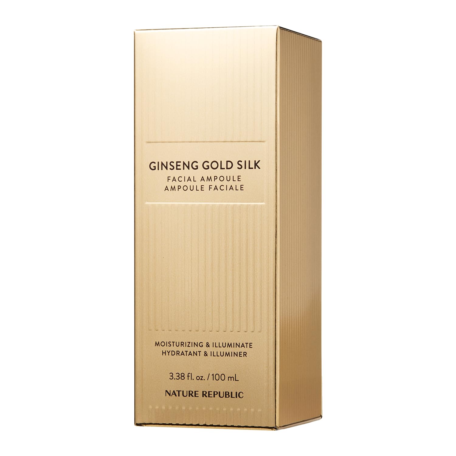 Nature Republic Ginseng Gold Silk Facial Ampoule | Hydrating Glow moisturizer for face, Niacinamide