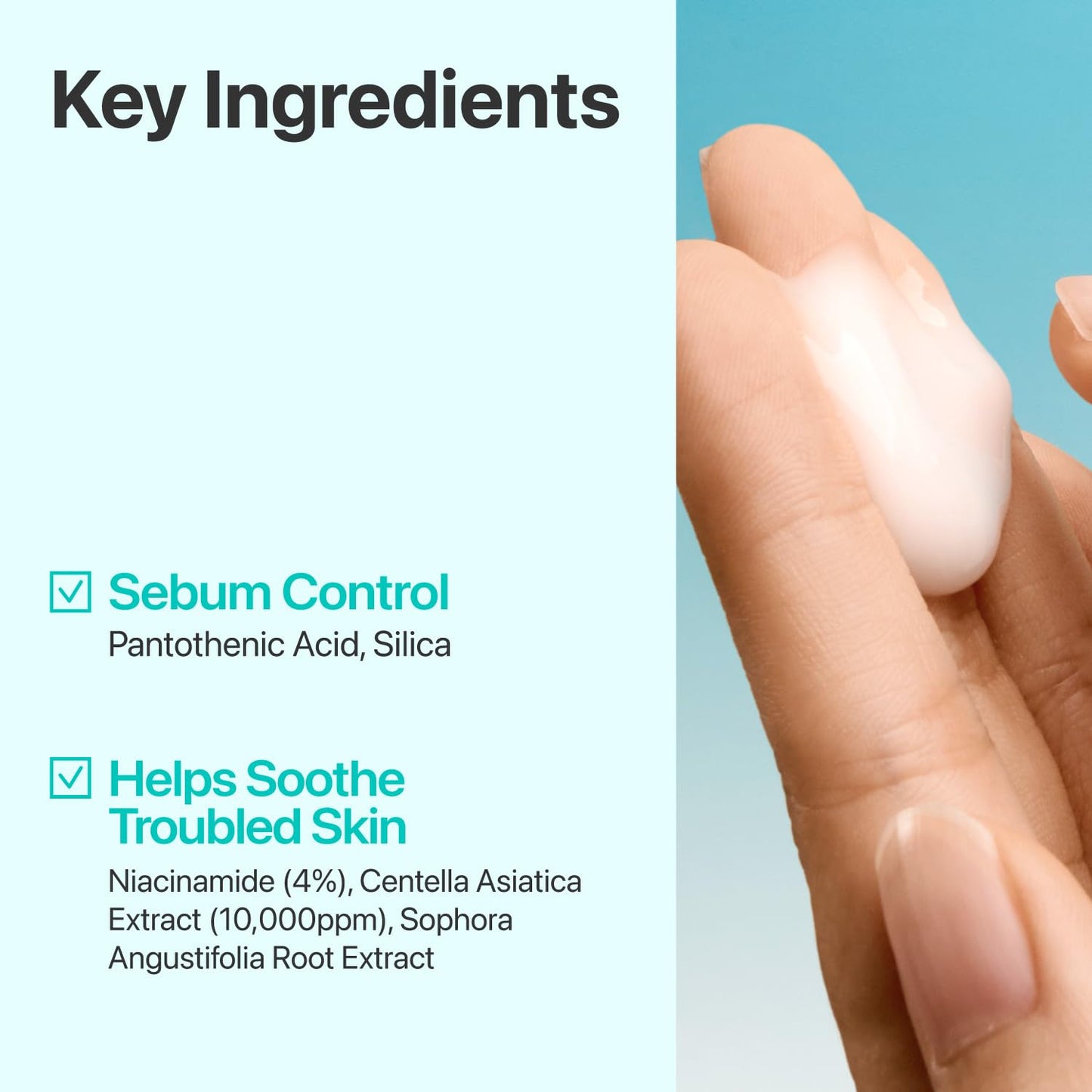 numbuzin No.1 Pantothenic B5 Active Soothing Cream | Remove sebum and skin troubles, Pantothenic