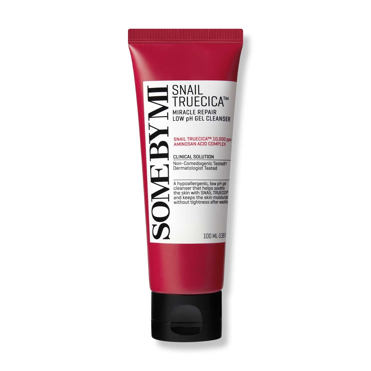 SOME BY MI Snail Truecica Miracle Repair Low pH Gel Cleanser - 3.38Oz, 100ml - Made from Snail