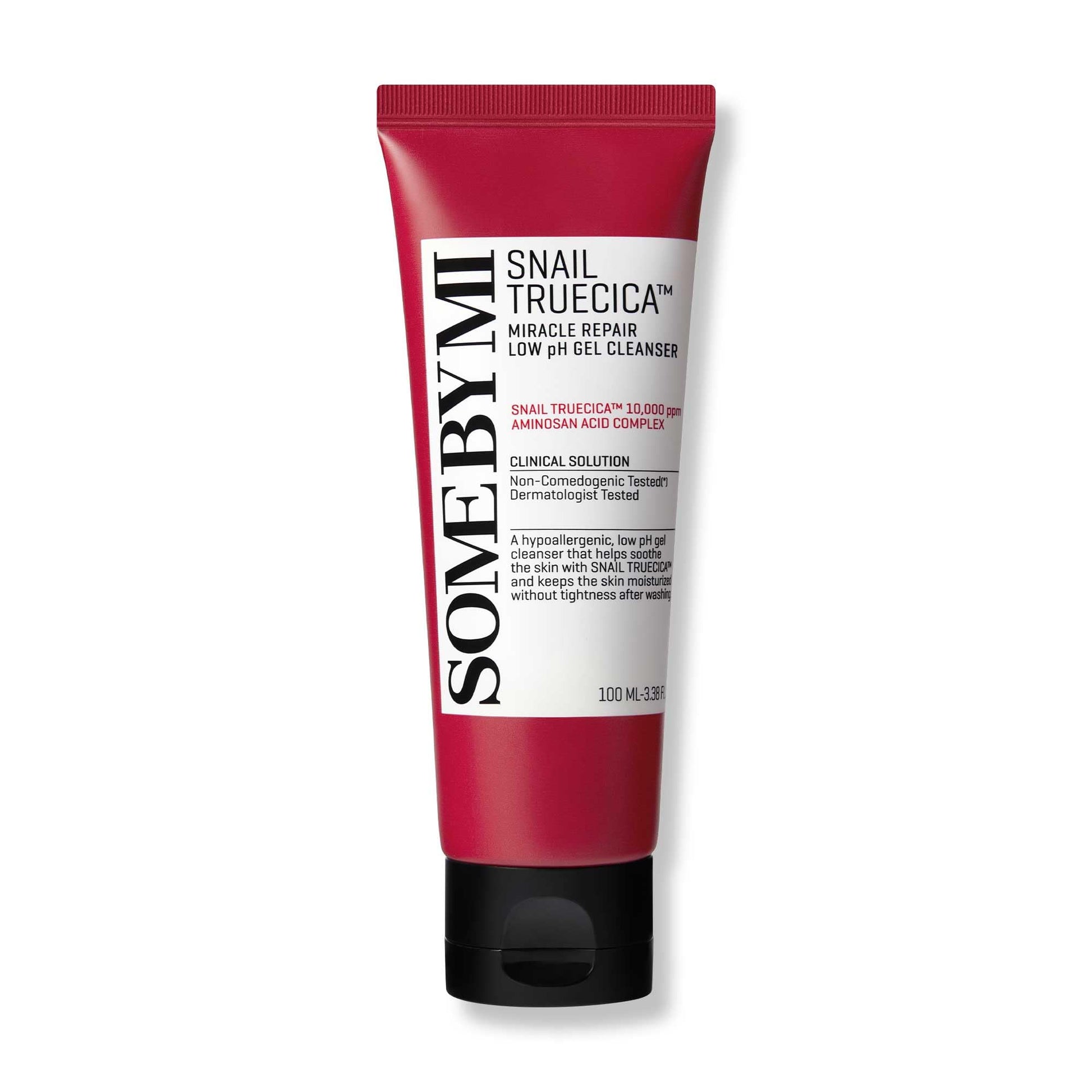 SOME BY MI Snail Truecica Miracle Repair Low pH Gel Cleanser - 3.38Oz, 100ml - Made from Snail