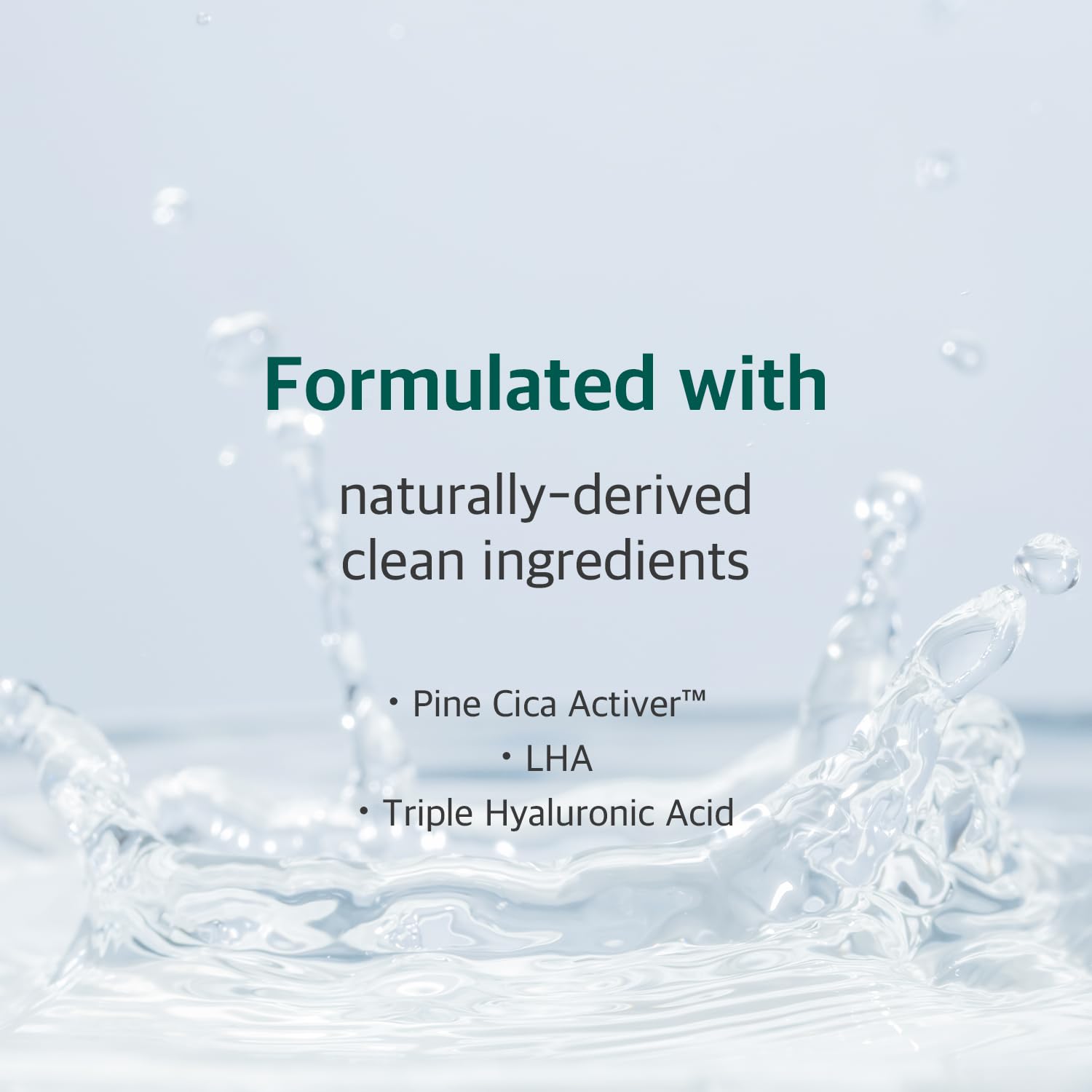 ROUND LAB Pine Calming Cica Pad 50pcs, 7cm Wide Cooling and Soothing Toner Pads with Pine Cica, BHA