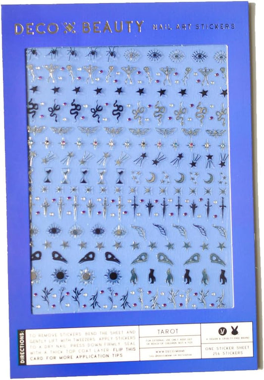 Tarot Nail Stickers - Lightweight & Easy-to-Apply Nail Art with Cute & Trendy Designs - Durable &