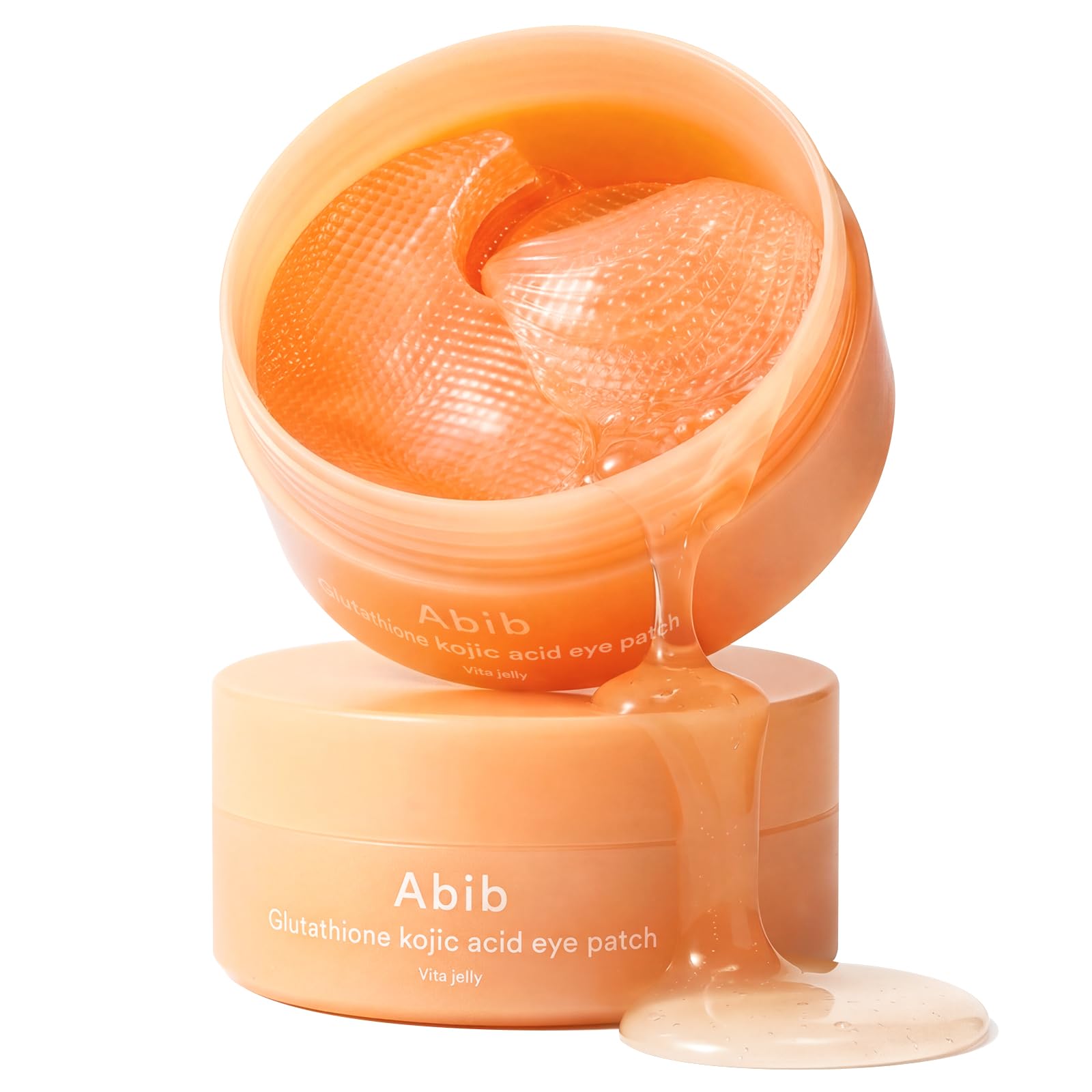 Abib Glutathione Kojic Acid Eye Patches for Radiance Dark Circles & Dark Spots, with Tone-up Jelly