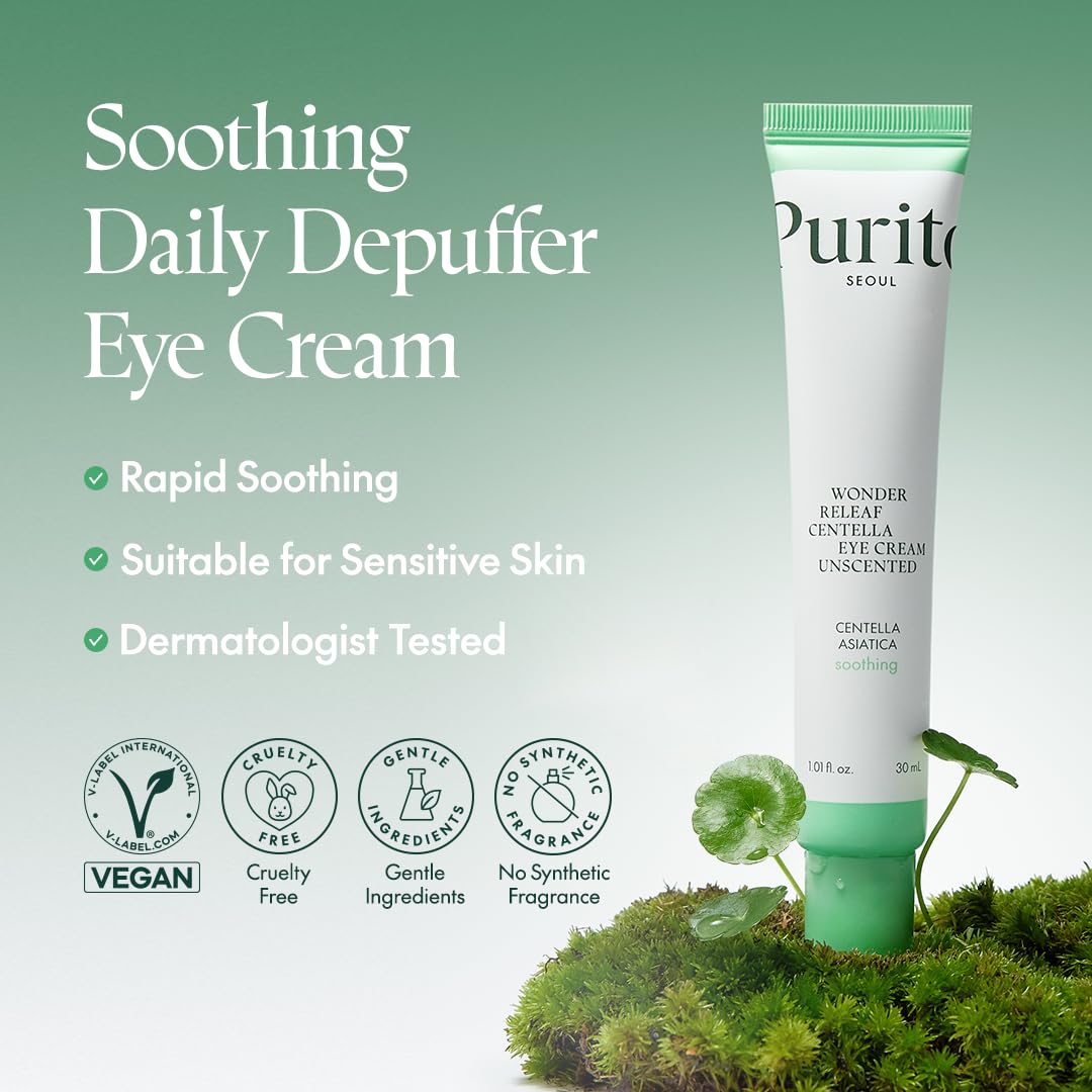 PURITO Centella Unscented Eye Cream | Care For Wrinkles & Dark Circle