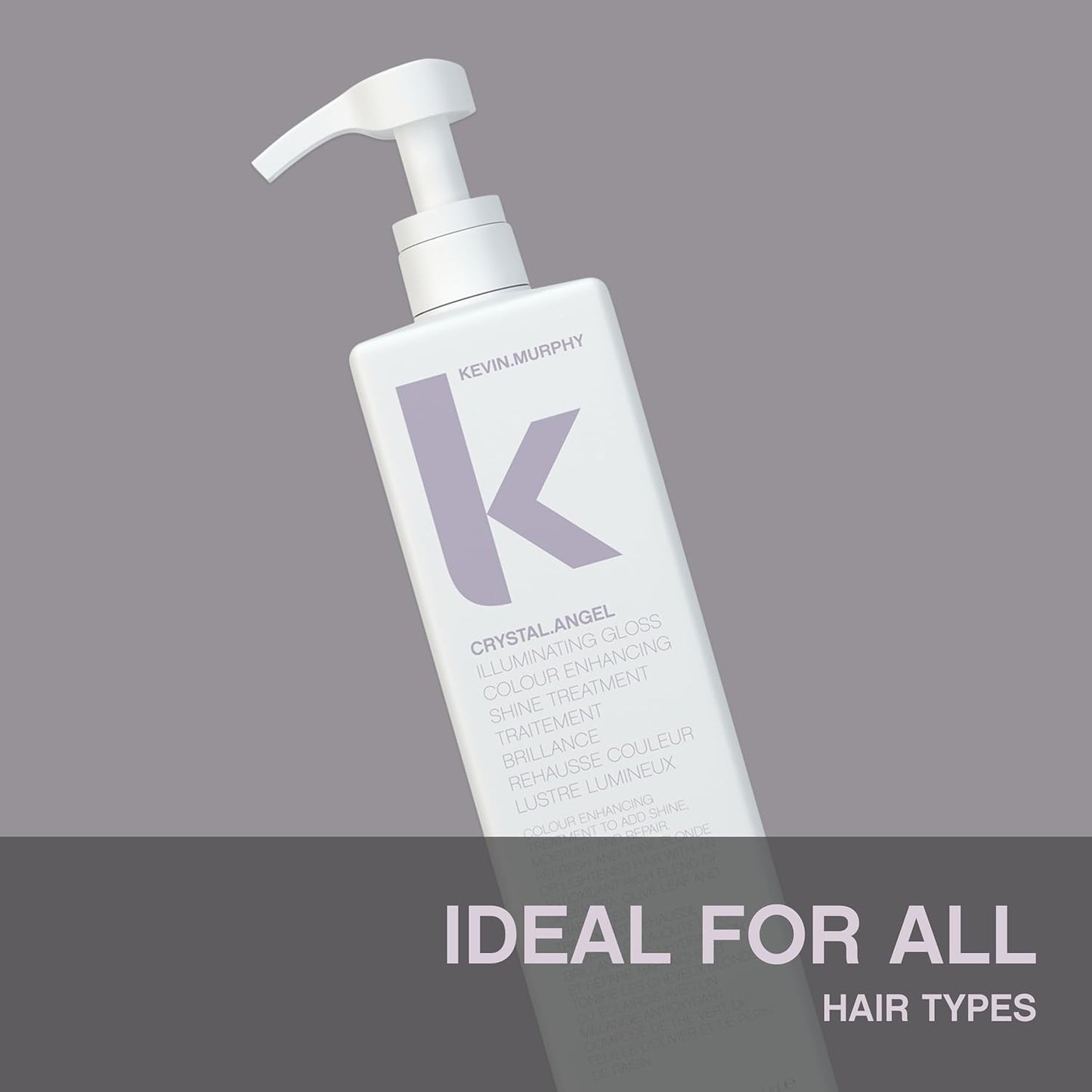 KEVIN.MURPHY CRYSTAL.ANGEL - Colour Shine Hair Treatment - For Colour Gloss - For Coloured or Natural Hair - For Blonde & White Tones - Hair Repair & Shine - 1 L / 33.8 fl oz