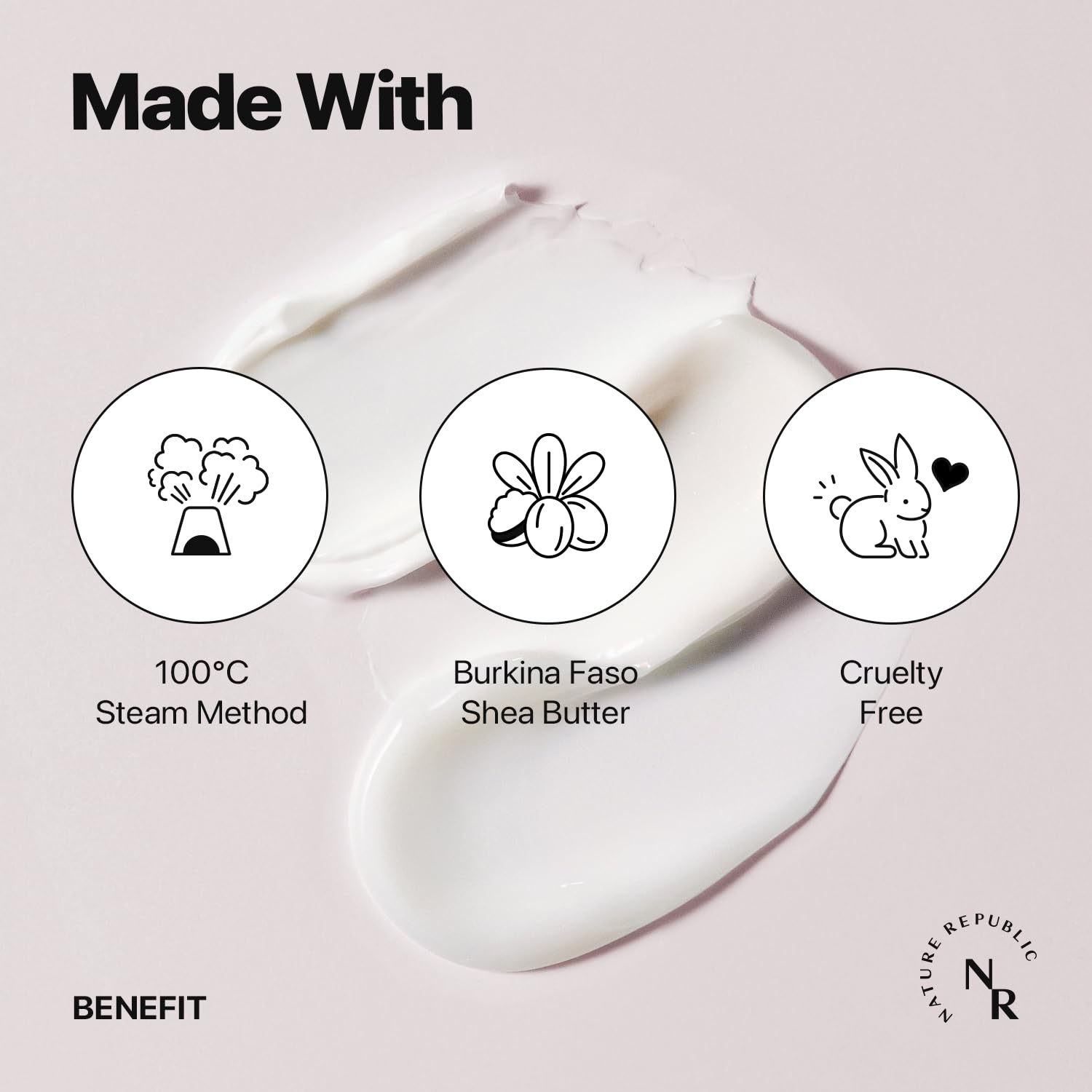 Nature Republic Shea Butter Steam Cream (Ultra) | Daily Face Moisturizer, Rich & Intensive