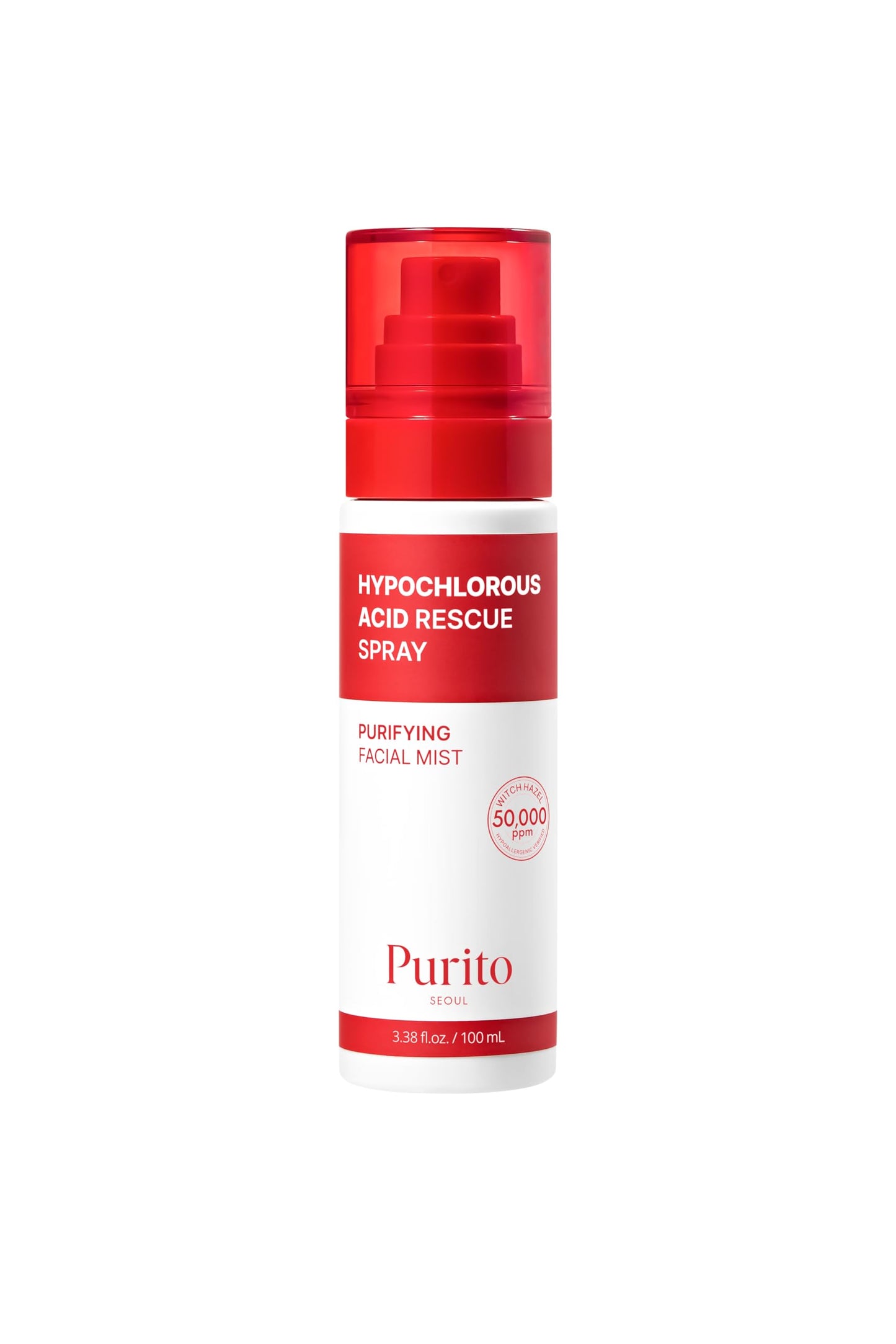 PURITO Hypochlorous Facial Spray | Mist Toner for Redness-Prone Skin Types