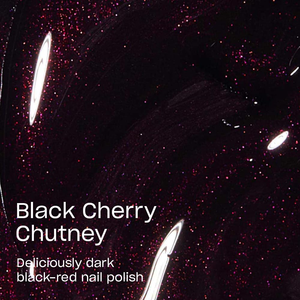 OPI Nail Lacquer Black Cherry Chutney | Opaque Dark Red Pearl Nail Polish