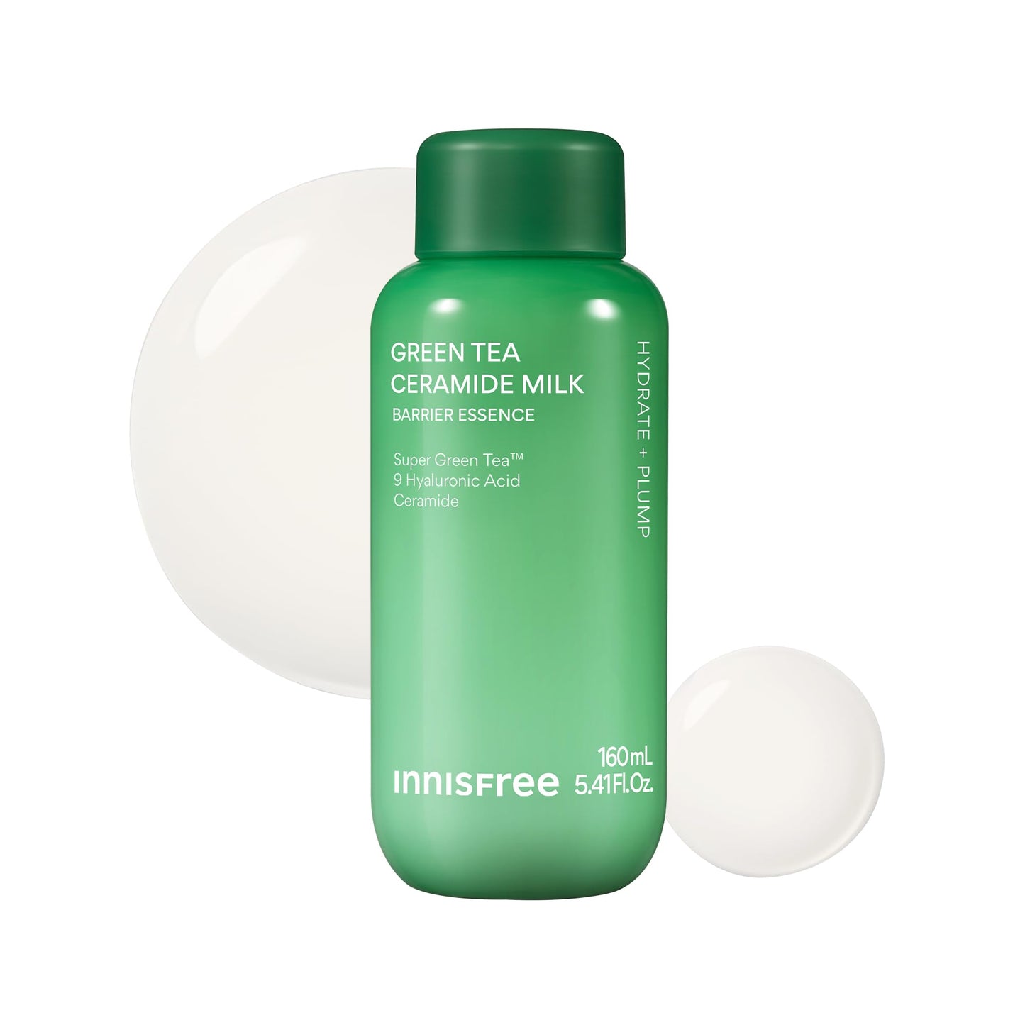 innisfree Green Tea Ceramide Milk | Hydrating and Lightweight Korean Milky Toner for Barrier Repair