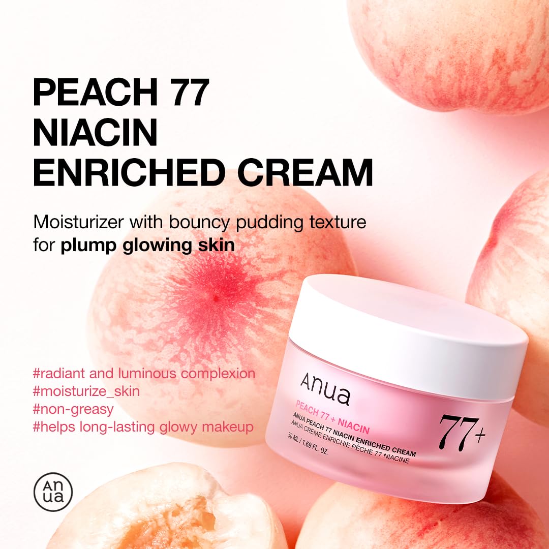 ANUA Peach Niacinamide Cream, 1.69 fl.oz