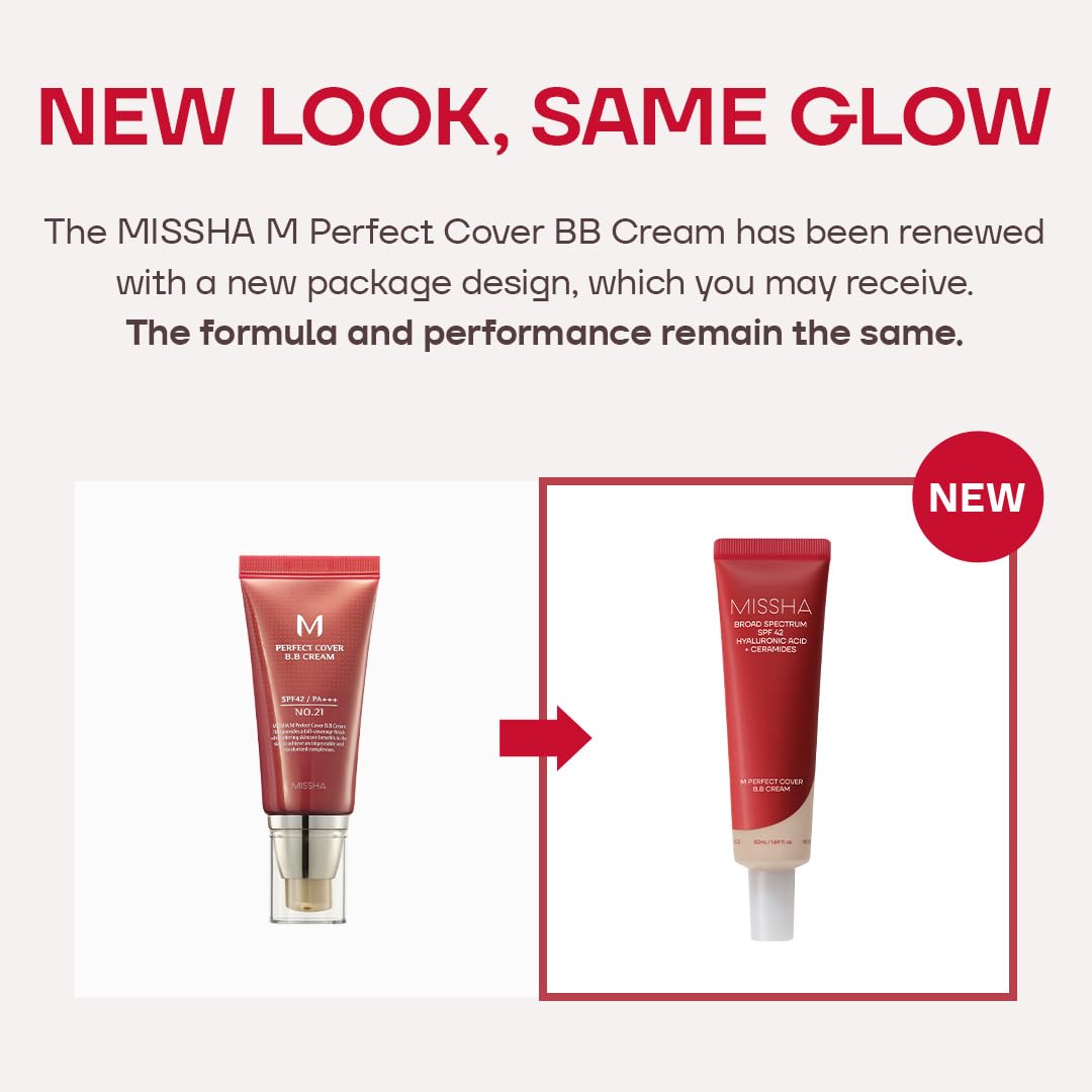 MISSHA M Perfect Cover BB Cream No.27 Honey Beige SPF 42 PA+++ 1.69 oz