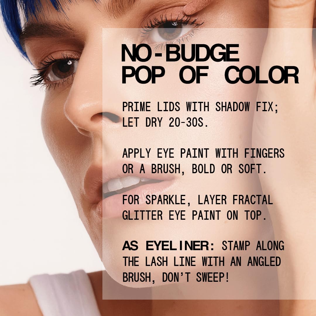 about-face Matte Fluid Eye Paint Scream of Consciousness – High-Pigment Liquid Eyeshadow, Long-Lasting, No-Budge Matte Finish, Vegan & Cruelty-Free (Primary Red)