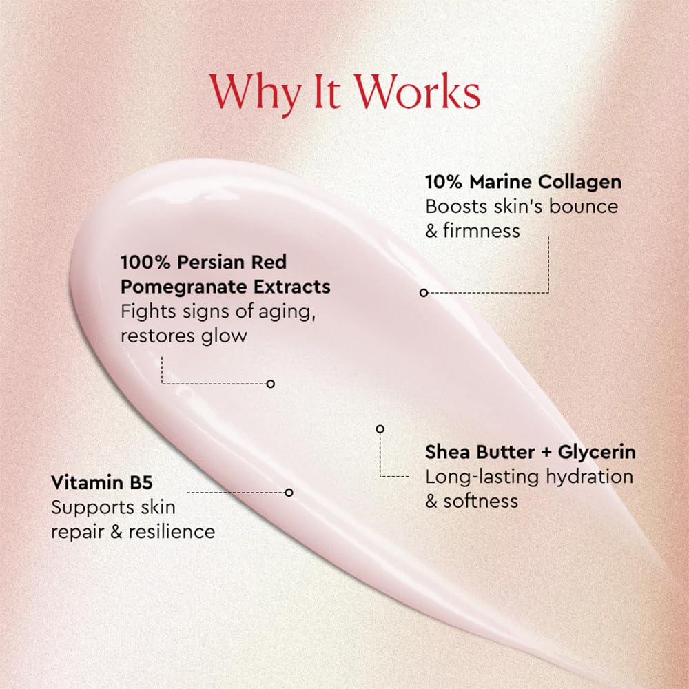 The Face Shop Pomegranate & Collagen Volume Lifting Eye Cream | Deep Revitalizing Cream for