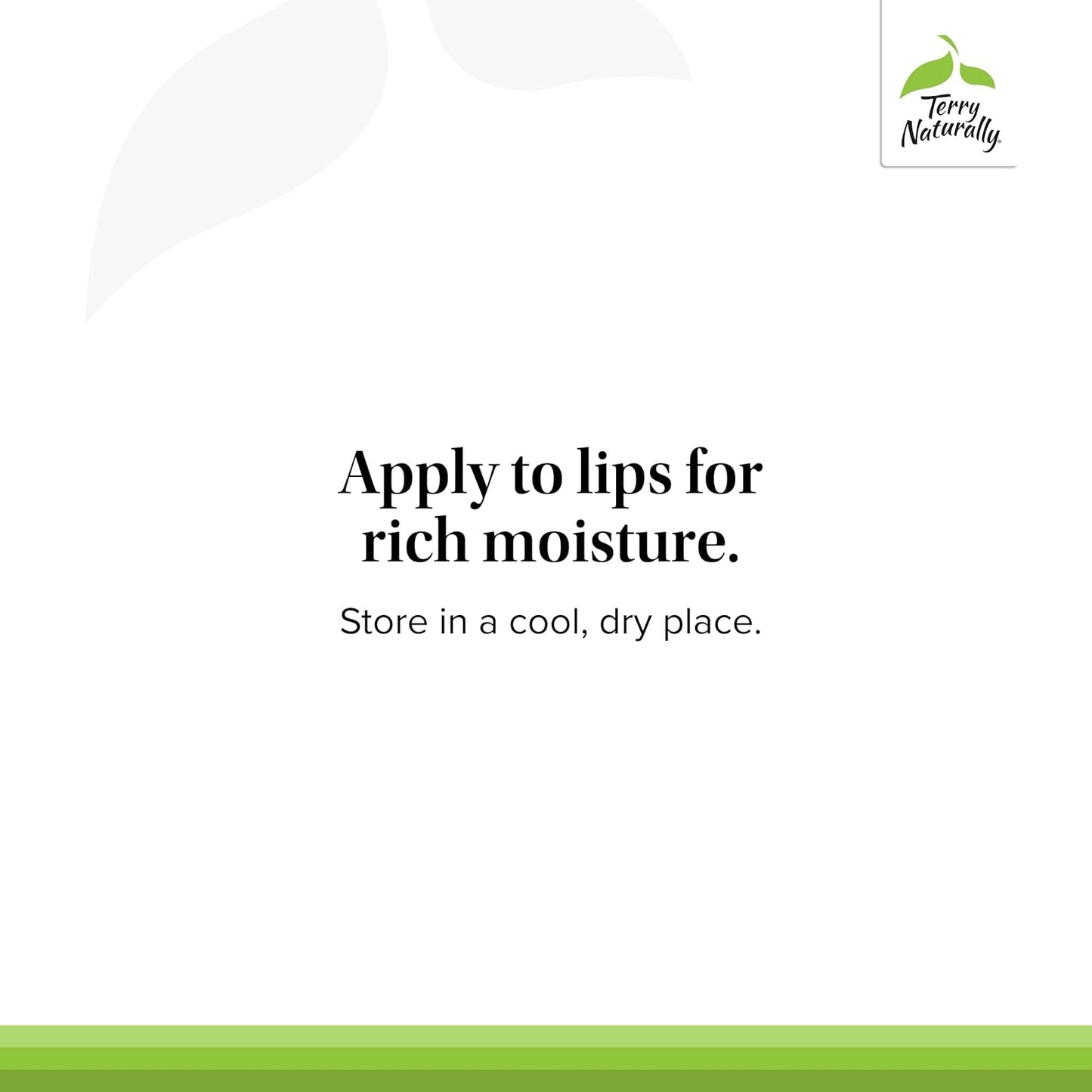 Terry Naturally Omega 7 Lip Balm - Hydrating Lip Care for Dry & Cracked Lips - Moisturizing Lip Balm with Organic Beeswax & Coconut Oil - Sea Buckthorn Seed Oil for Soothing Lip Care - 3 Pack