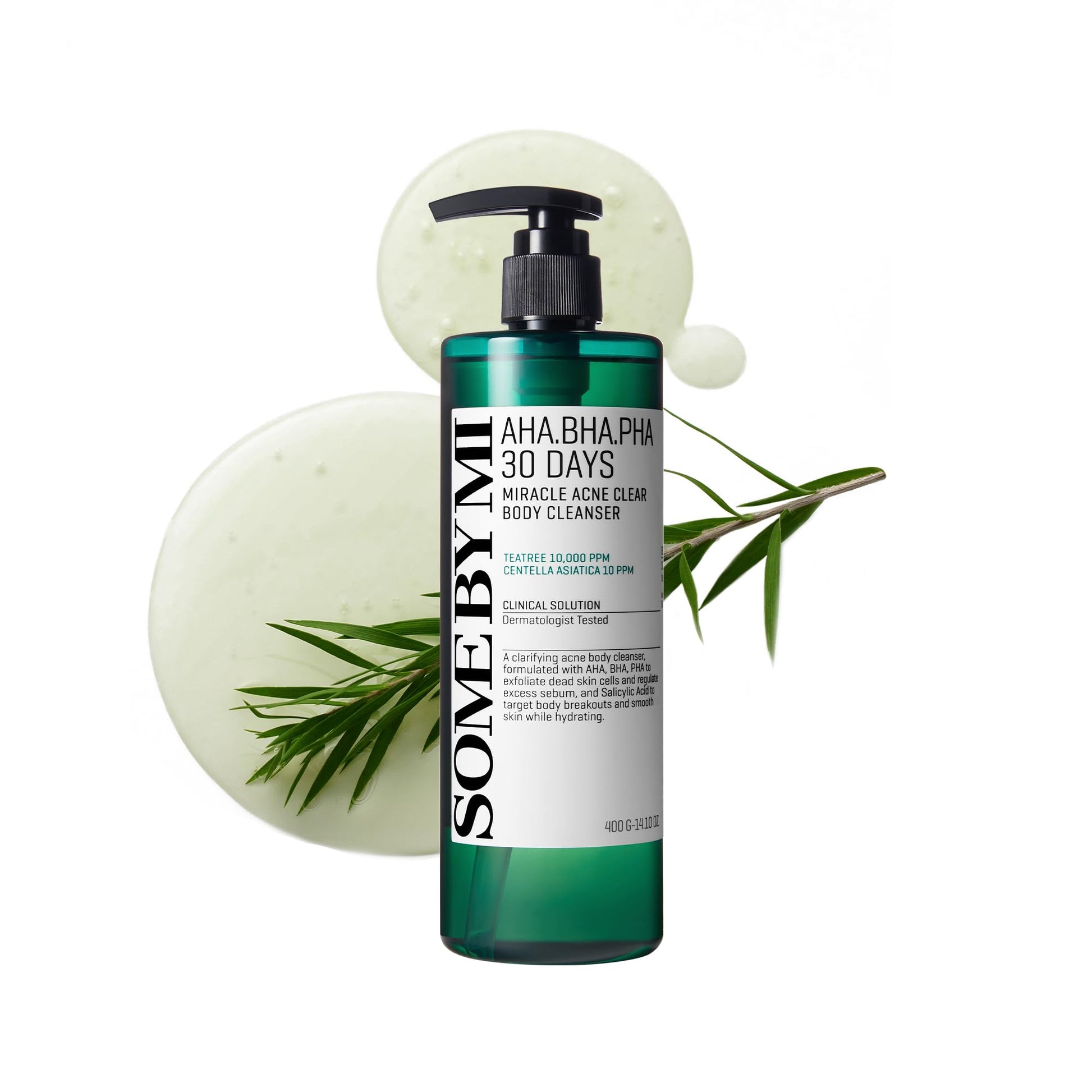 SOME BY MI AHA BHA PHA 30 Days Miracle Acne Clear Body Cleanser 13.5oz – Salicylic Acid & Tea Tree