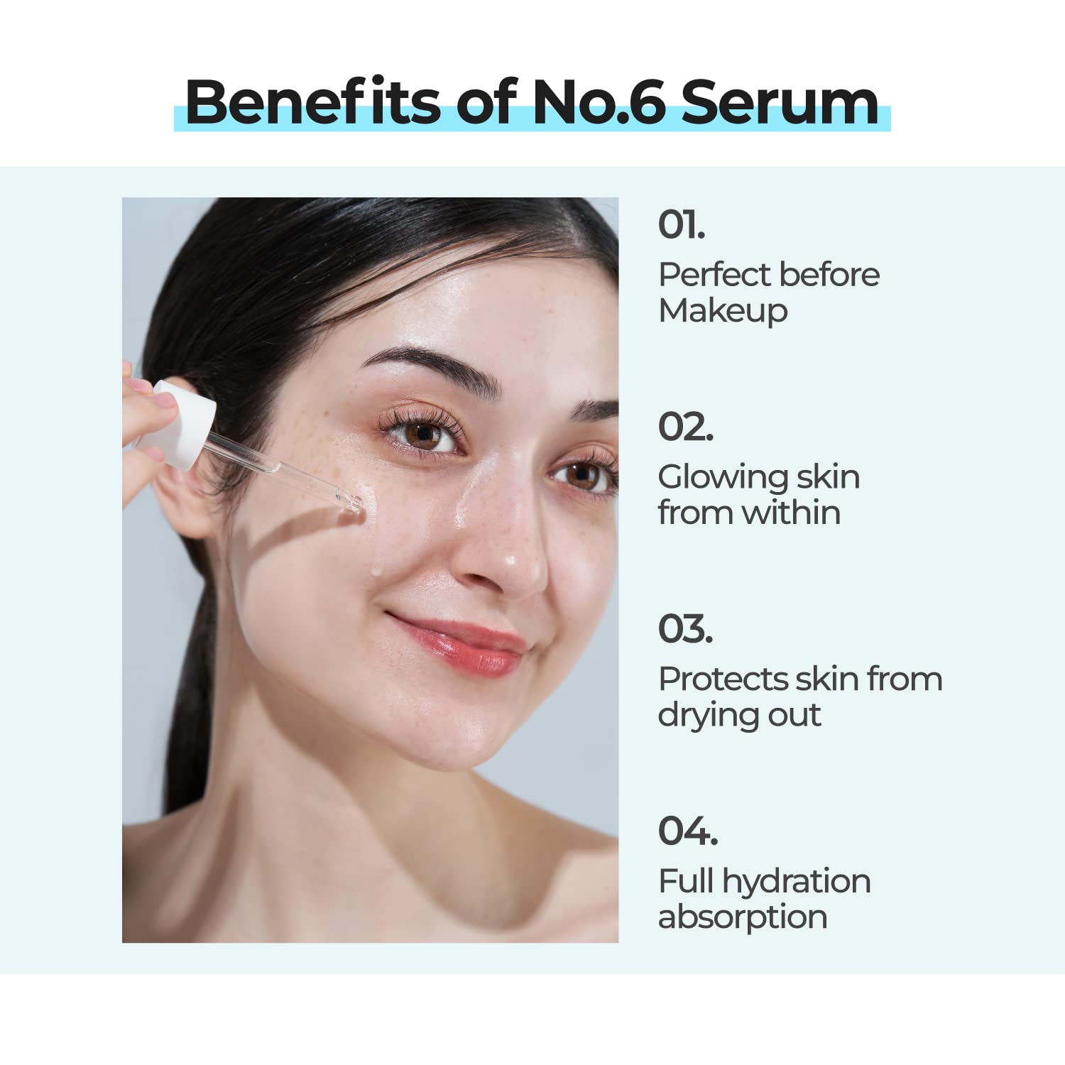 numbuzin No.6 Hyaluronic Acid Serum | Deep Sleep Mask Serum, Iceland Glacier Water for Deep