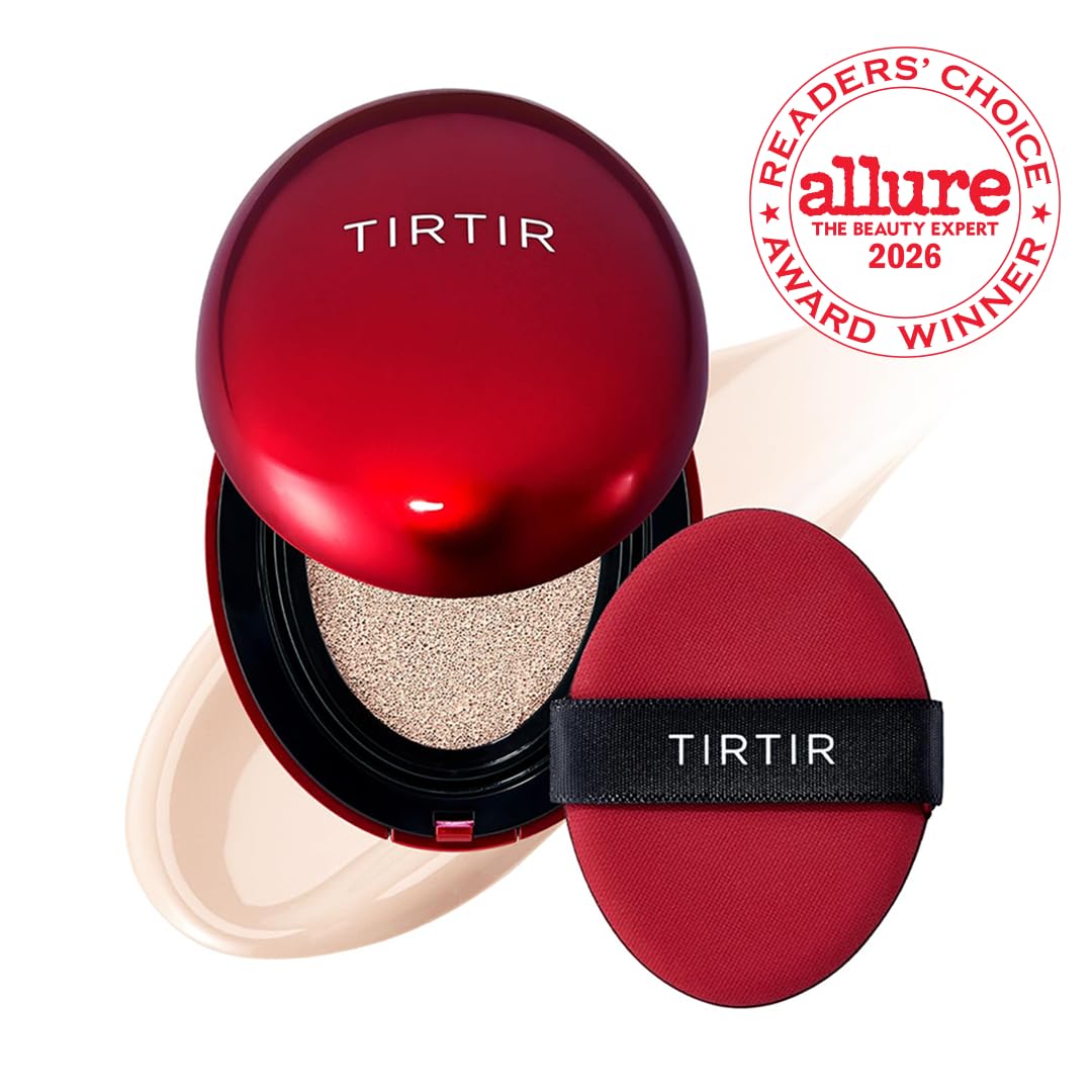 TIRTIR Mask Fit Red Cushion Foundation | Full coverage, Weightless, Skin fit, Satin Glow Finish