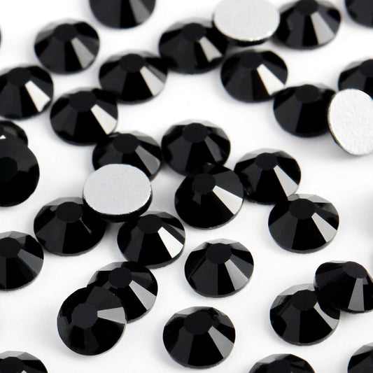 400PCS SS30 Flatback Rhinestones | 12-Facet Diamond-Cut Glass Gems for Nail Art, Clothing, DIY