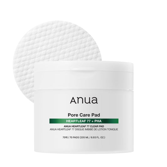 Anua Heartleaf 77 Toner Pads, Daily Exfoliating Toner Pad for Skin Texture Care with Centella &