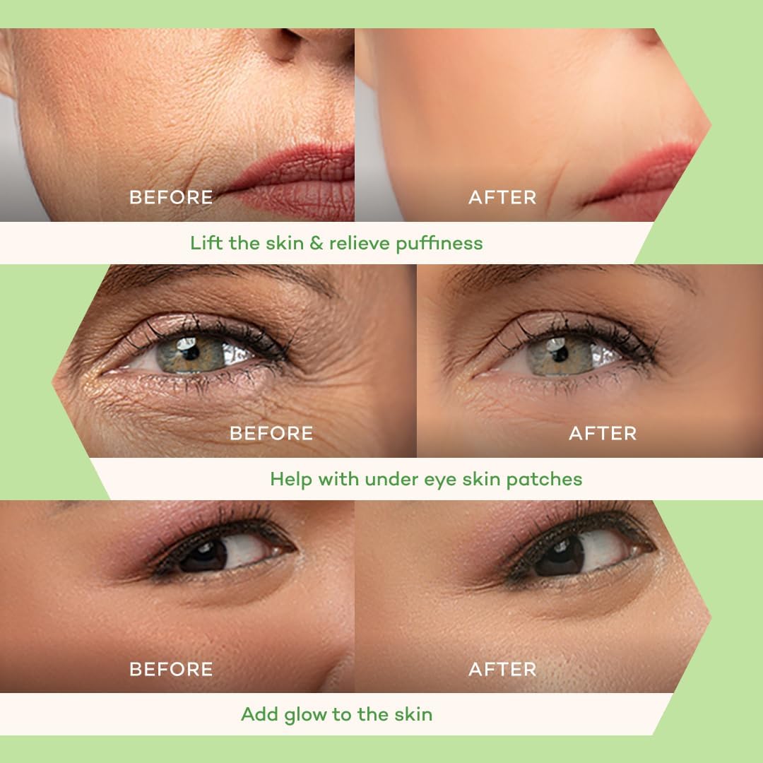 LUONKOS Ice Globes for Face - Pink, Set of 2 - Unbreakable Reusable Glass Gua Sha Tool & Lymphatic Drainage Massager - Skincare Tools for Puffiness & Dark Circles